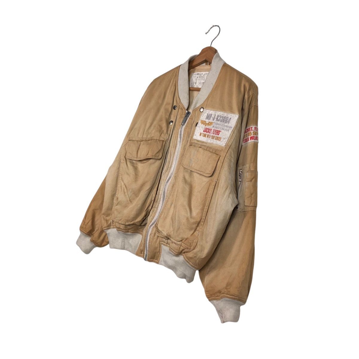 Japanese Brand 📌Vintage Flight Bomber Jacket Parachute Military Us Army Size US S / EU 44-46 / 1 - 3 Thumbnail