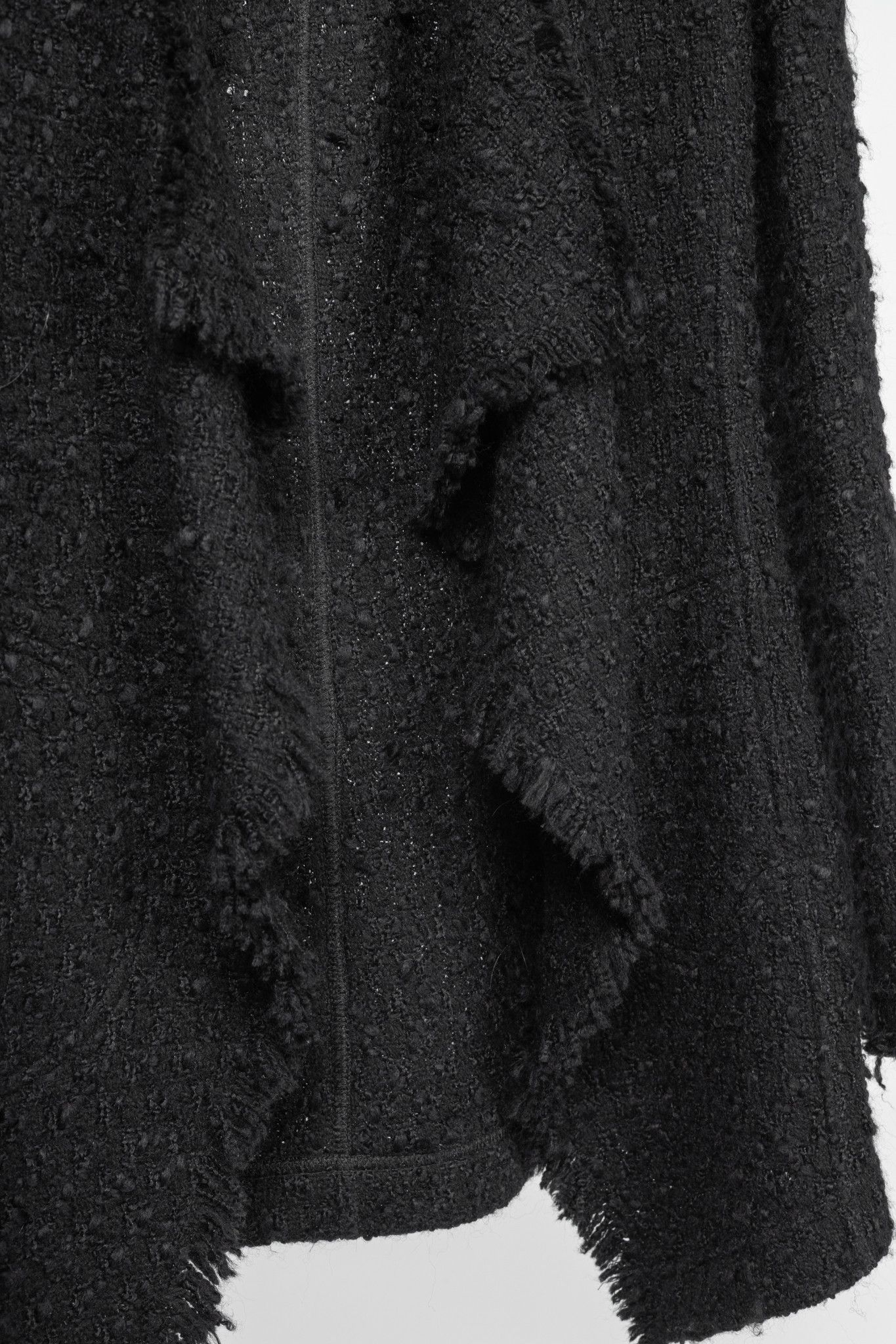Akris Akris Punto Wool-Blend Boucle-Tweed Fringe Open-Front Jacket Size S / US 4 / IT 40 - 7 Thumbnail