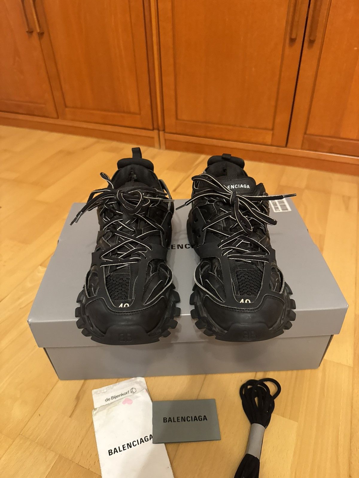 Balenciaga Balenciaga Track Triple Black Size US 7 / EU 40 - 7 Thumbnail