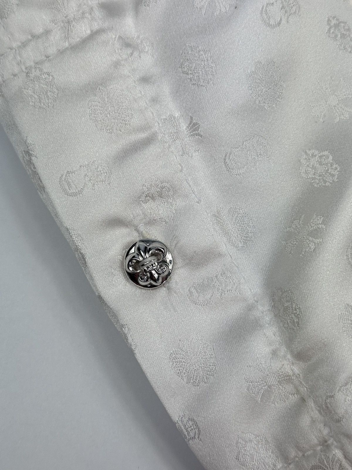Chrome Hearts LOGO PRINT SILK SHORTS Size US 34 / EU 50 - 5 Thumbnail