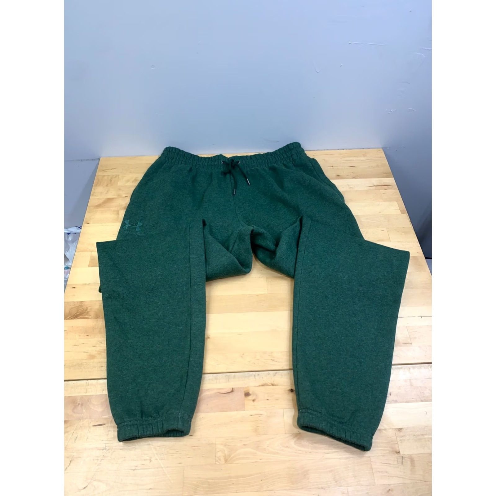 Under Armour Under armour Sweatpants Men L Green Casual Workout Drawstring Size US 33 - 4 Thumbnail