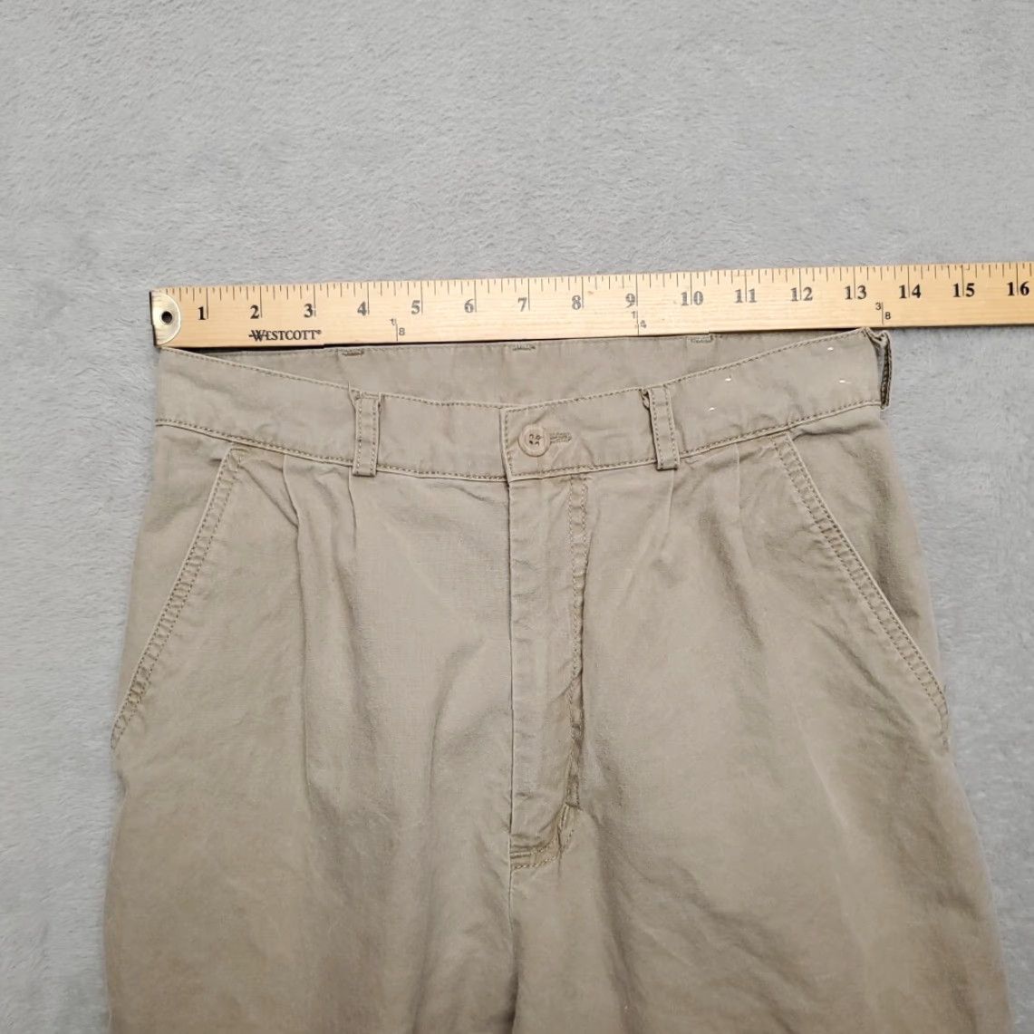 Vintage VINTAGE L.L.Bean Pants Womens 8 Chino Beige Lightweight Casual Front Pleated 32in Inseam Womens Size 30" / US 8 / IT 44 - 6 Thumbnail