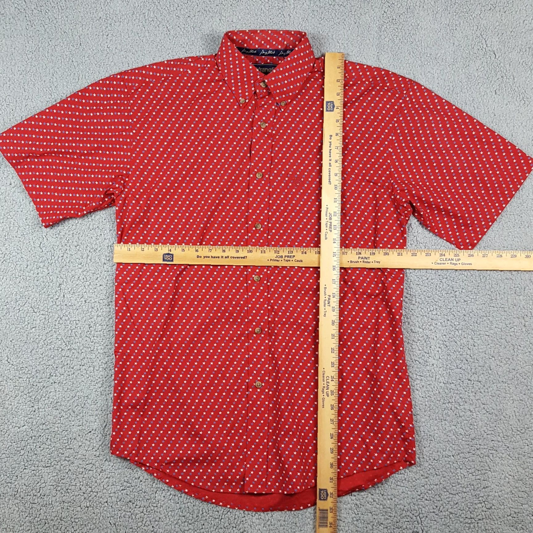 Wrangler VINTAGE Wrangler George Strait Red Button-Up Shirt Men's Medium Long Sleeve Western Casual Retro Size US M / EU 48-50 / 2 - 5 Thumbnail