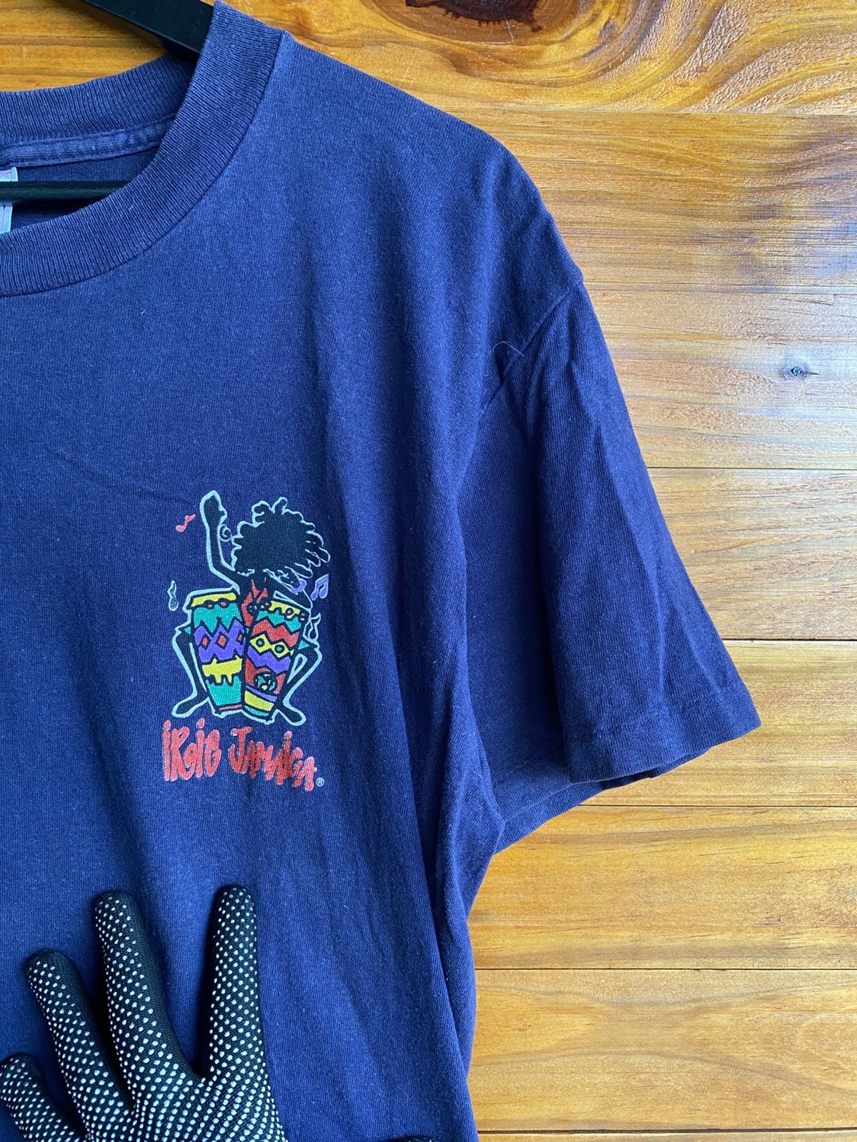 Vintage Vintage 90s Rasta Farm Negril Jamaica Graphic T-Shirt | Size US M / EU 48-50 / 2 - 7 Thumbnail
