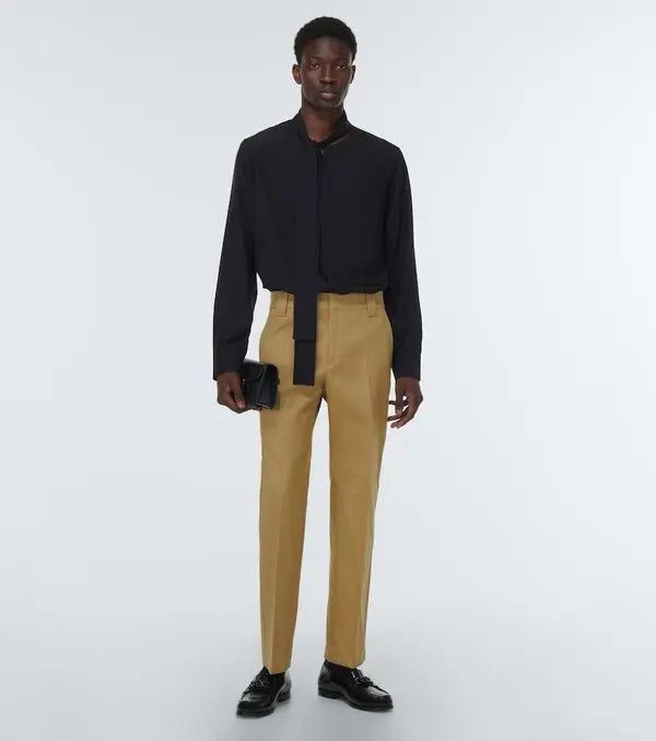 Valentino o1y0525 Casual Pant in Beige Size US 34 / EU 50 - 5 Thumbnail