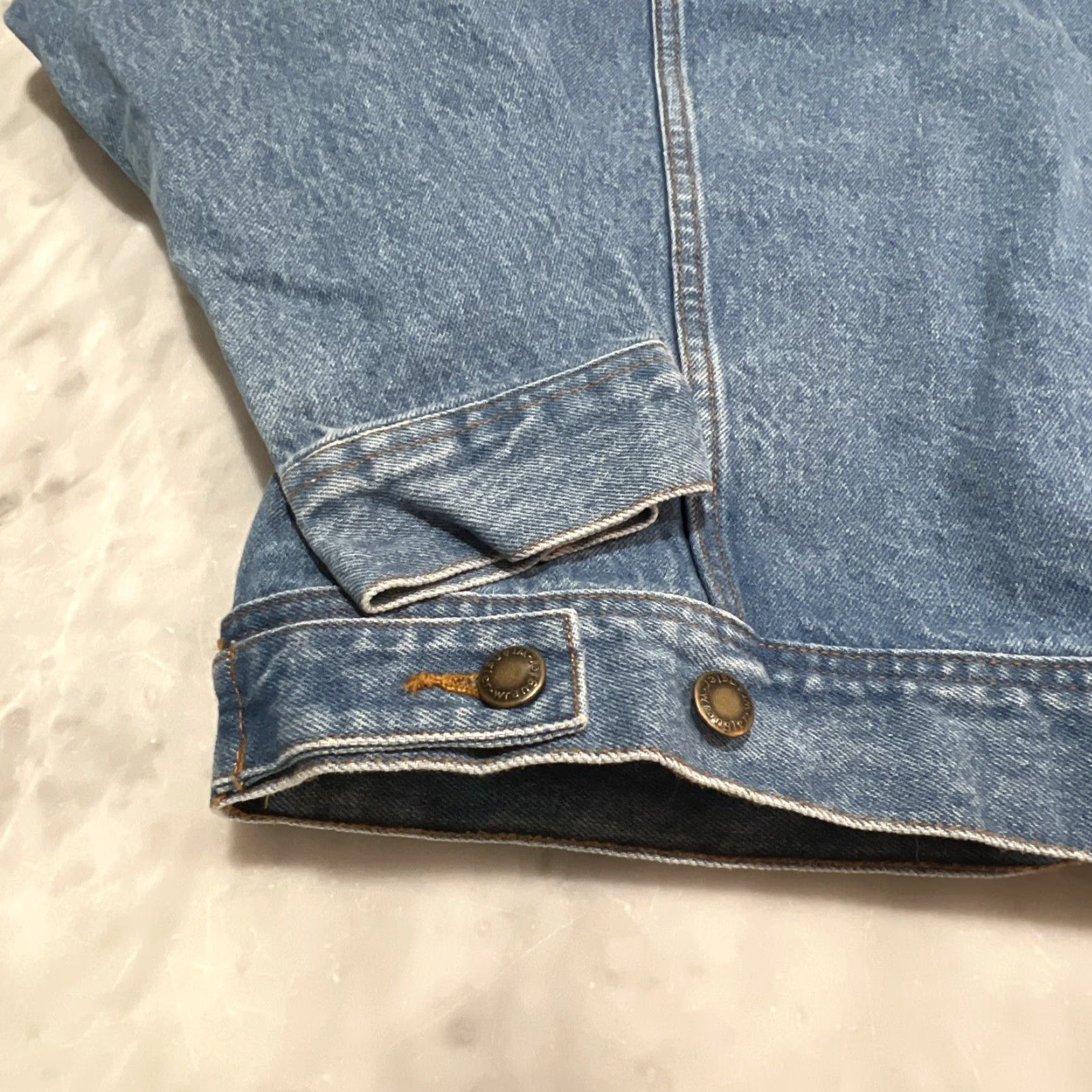 Wrangler Wrangler Rugged Wear Denim Jacket Unlined Vintage Indigo Large RJK30VI Mens Jacket Size US L / EU 52-54 / 3 - 5 Thumbnail