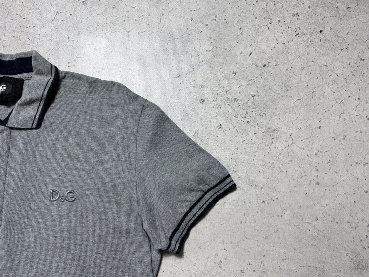 Dolce & Gabbana Dolce & Gabbana DG Luxury Polo Shirt Size 50 Grey Size US M / EU 48-50 / 2 - 2 Thumbnail