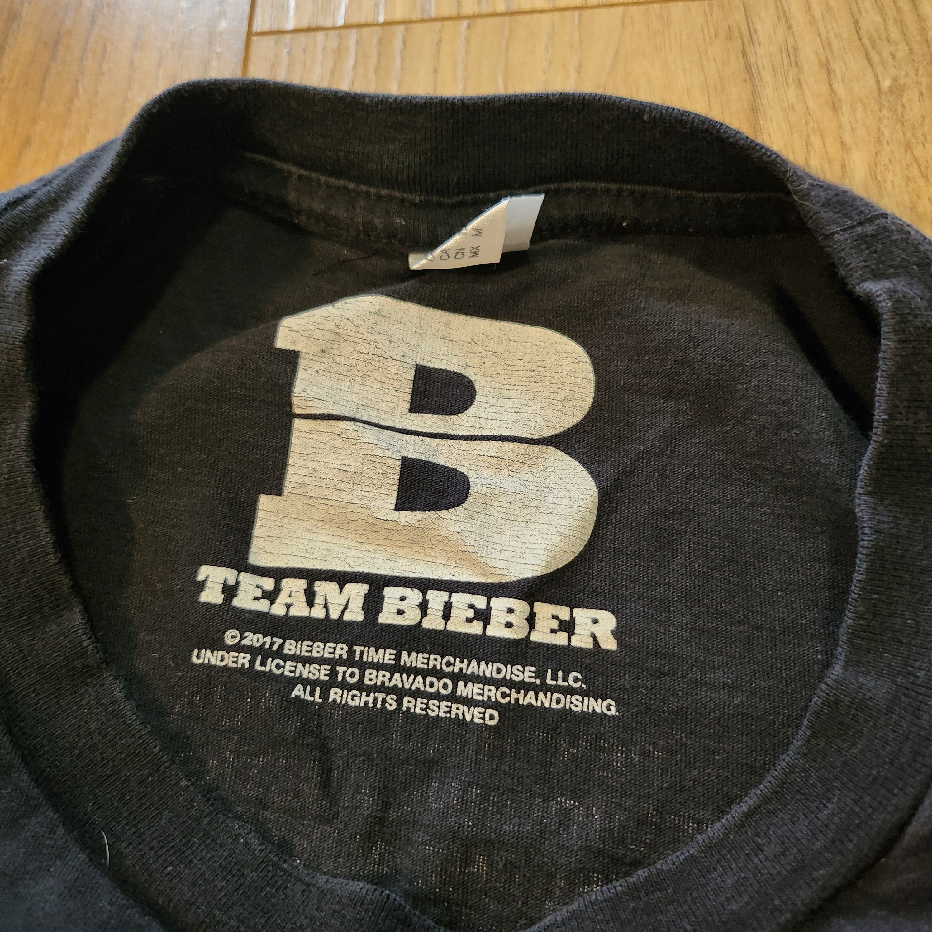 Band Tees × Justin Bieber 2017 Team Biber Tour tee Size US M / EU 48-50 / 2 - 3 Thumbnail