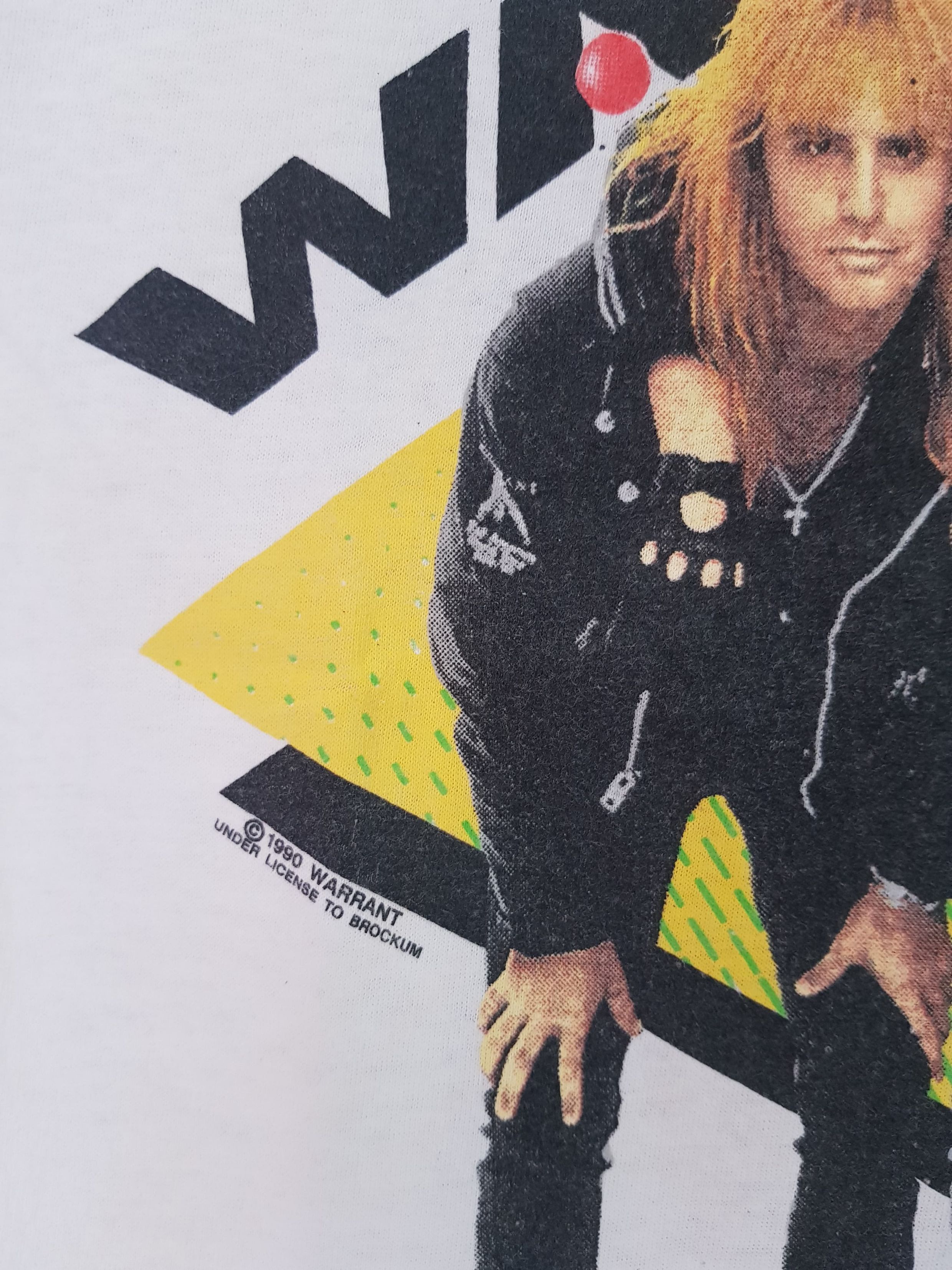 Band Tees RARE! 90`S WARRANT VINTAGE ROCK BAND T-SHIRT Size US XL / EU 56 / 4 - 4 Thumbnail