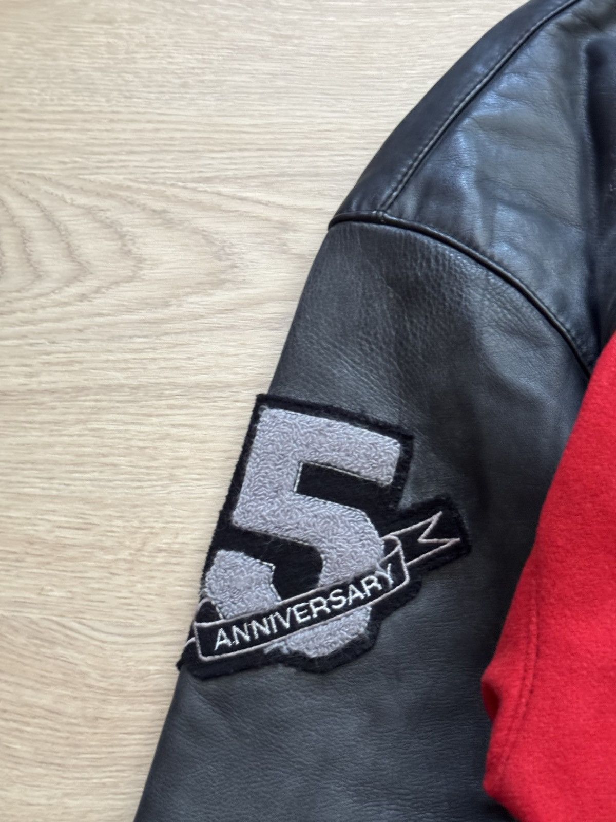 Genuine Leather Vintage 90’s Legend Across America Leather Bomber Jacket Size US L / EU 52-54 / 3 - 4 Thumbnail