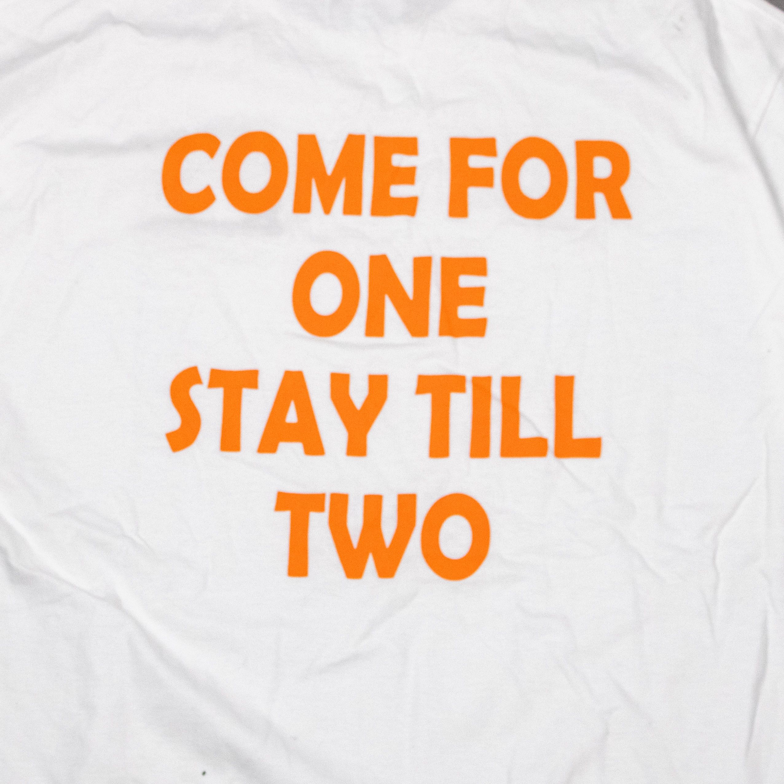 Gildan × Japanese Brand × Vintage Y2K 2000's Come For One Double Stitch White T-Shirt Size US XL / EU 56 / 4 - 8 Thumbnail