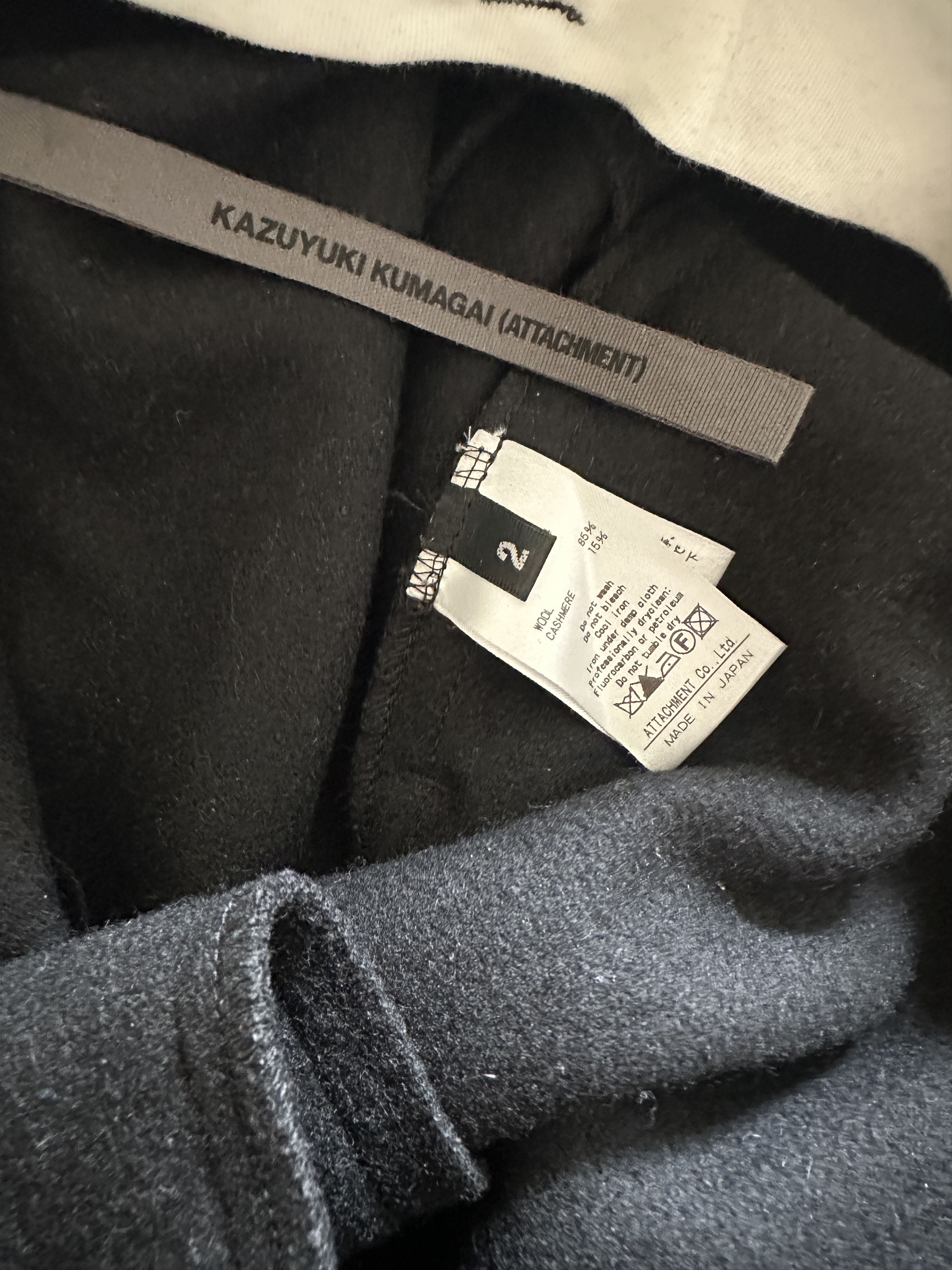 Attachment ATTACHMENT - S - Black wool cashmere pants Size US 30 / EU 46 - 3 Thumbnail