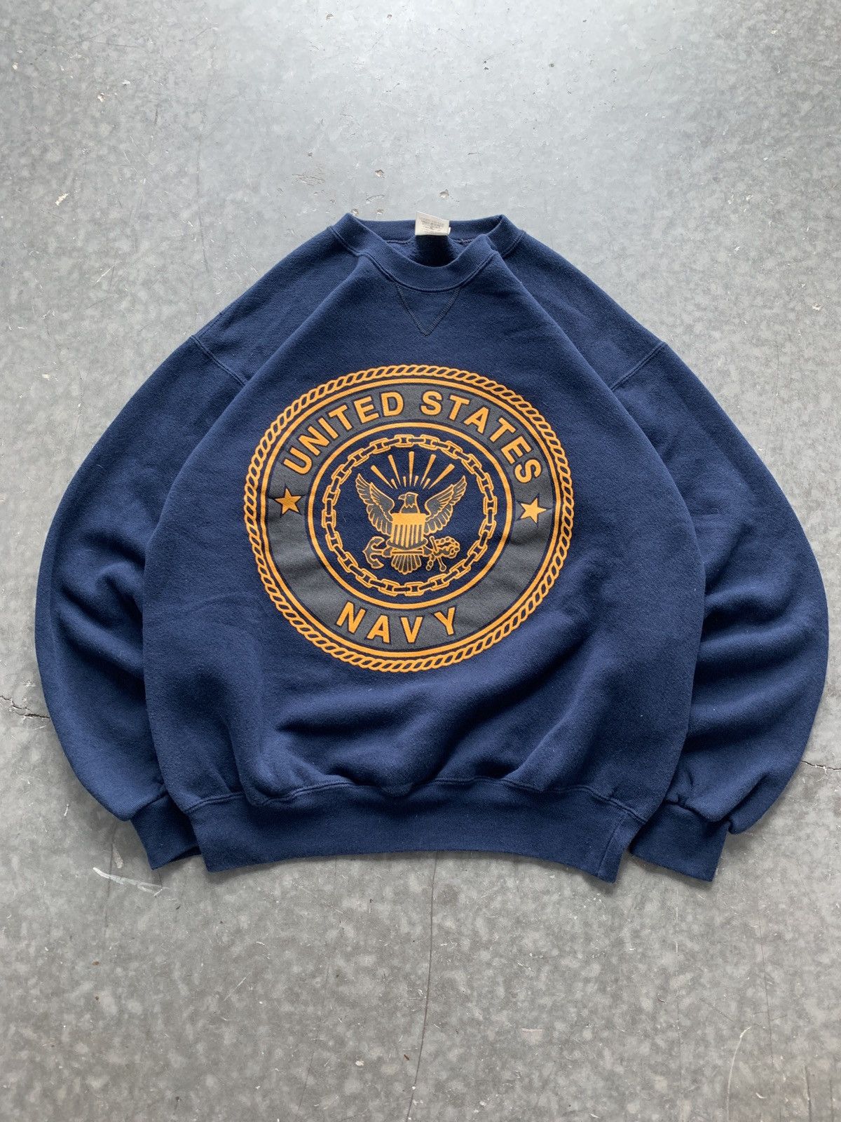 Vintage Us Navy Sweatshirt | Grailed