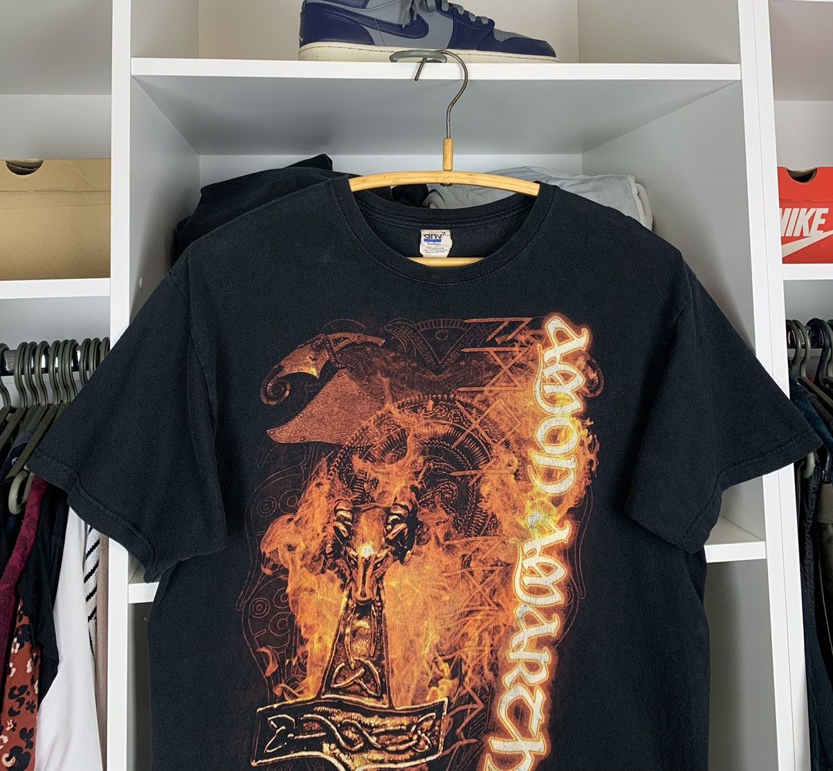 Band Tees 2009 Amon Amarth Metal Band Faded T-Shirt Size US L / EU 52-54 / 3 - 2 Thumbnail