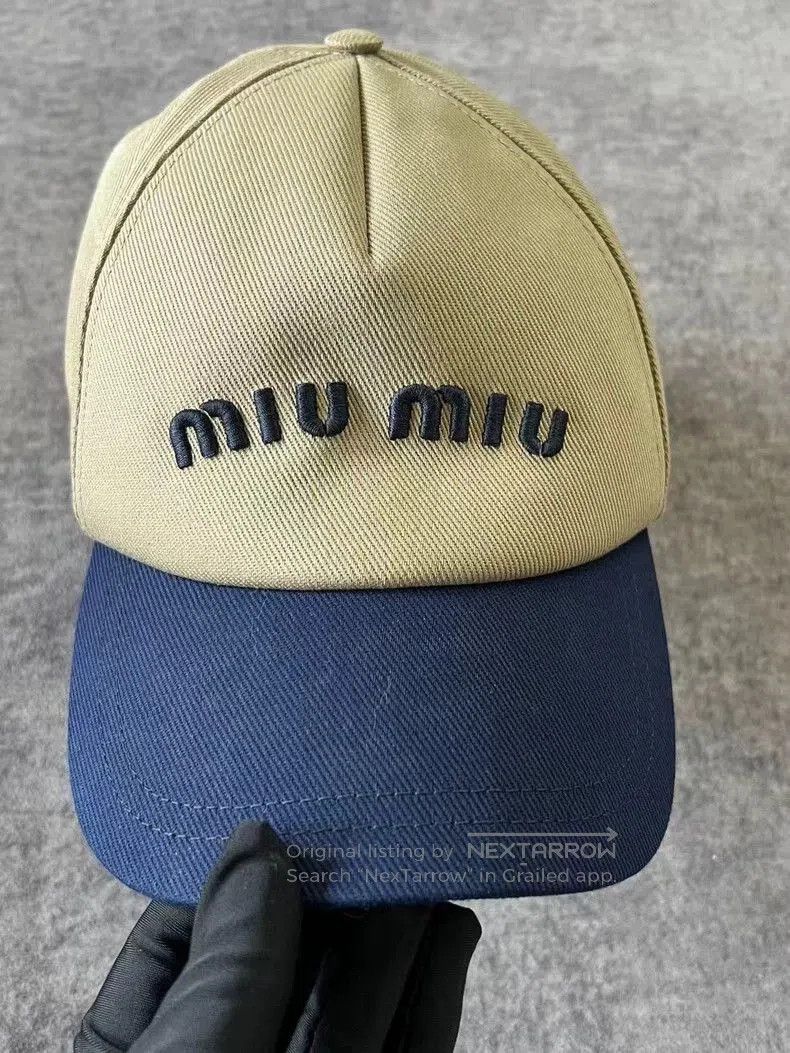 Miu Miu miumiu colorblock baseball cap. Size ONE SIZE - 2 Thumbnail