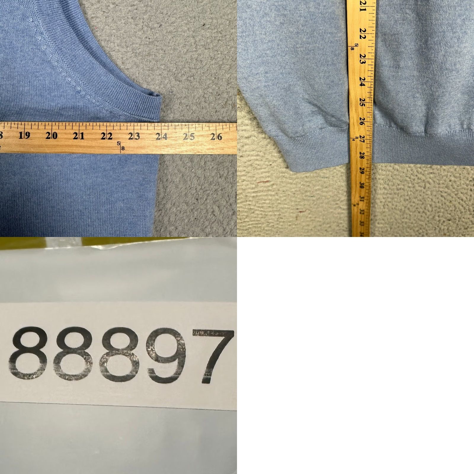 Vintage Fairway & Greene Baruffa Merino Wool Quarter Zip Sweater Vest Mens Large Blue Mock Neck Lined Embroidered Logo 1/4 Zip Vintage No Gart? Size US L / EU 52-54 / 3 - 8 Thumbnail