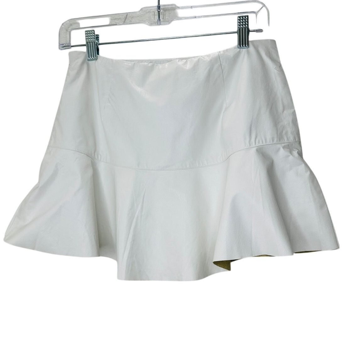 Other NWT Cotton Candy White Flounce Mini Skirt Built-in Shorts M Size 30" / US 8 / IT 44 - 1 Thumbnail