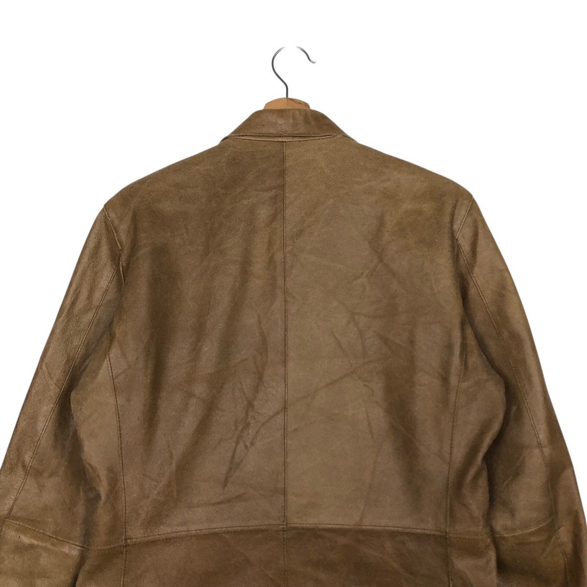 Japanese Brand 📌Vintage Chore Worker Leather Jacket Takeo Kikuchi Size US M / EU 48-50 / 2 - 10 Thumbnail