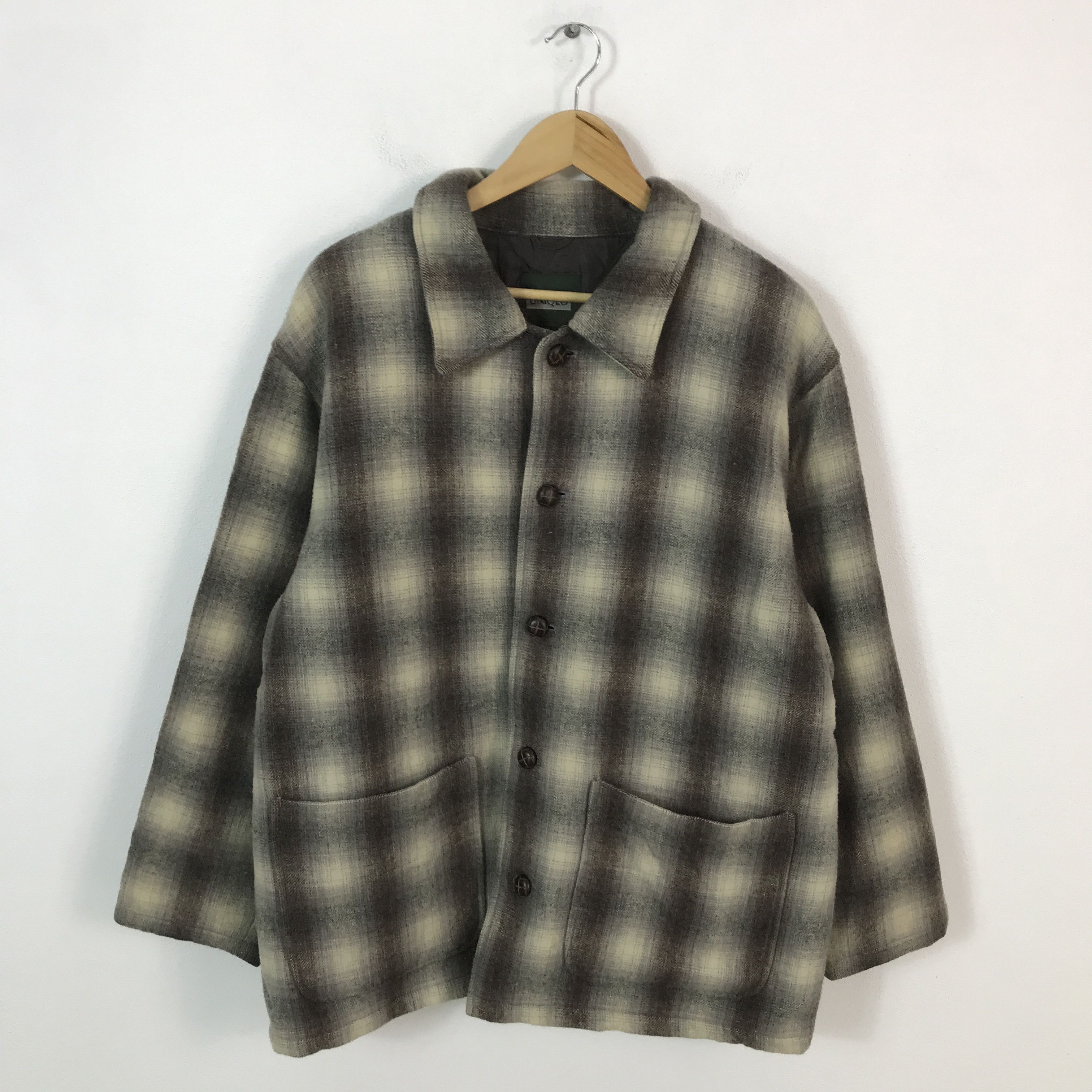 Japanese Brand × Uniqlo Vintage Uniqlo Japan Button Up jacket Size US L / EU 52-54 / 3 - 1 Thumbnail