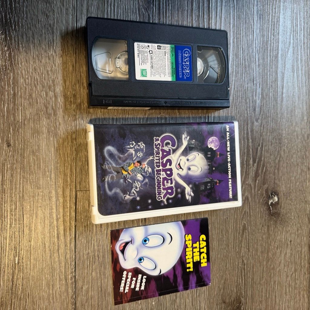 The Unbranded Brand 1997 Casper A Spirited Beginning VHS Tape Size ONE SIZE - 2 Thumbnail