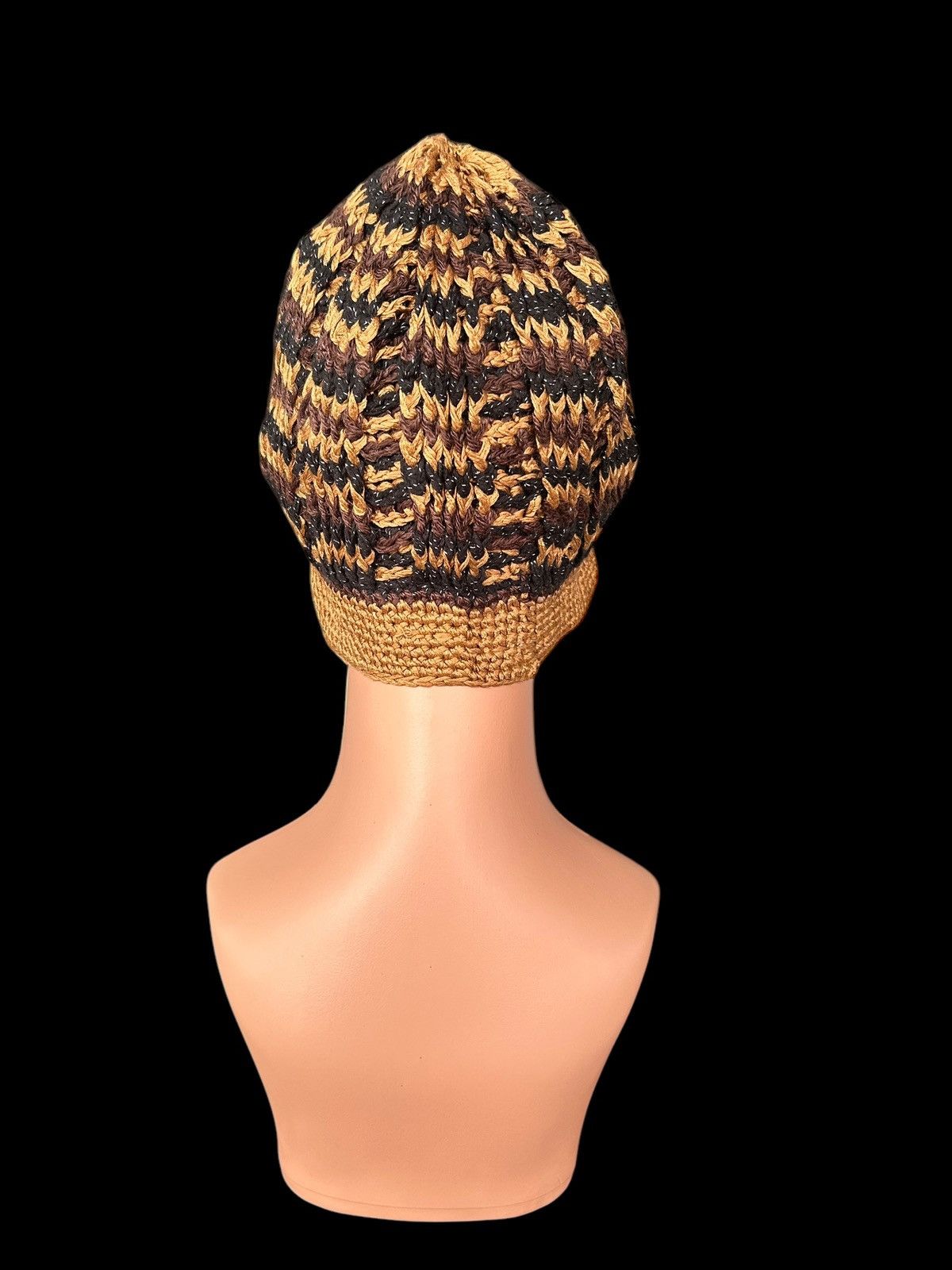 Japanese Brand × Kapital × Vintage Crochet Knitted Handmade Beanie Hats Size ONE SIZE - 4 Thumbnail
