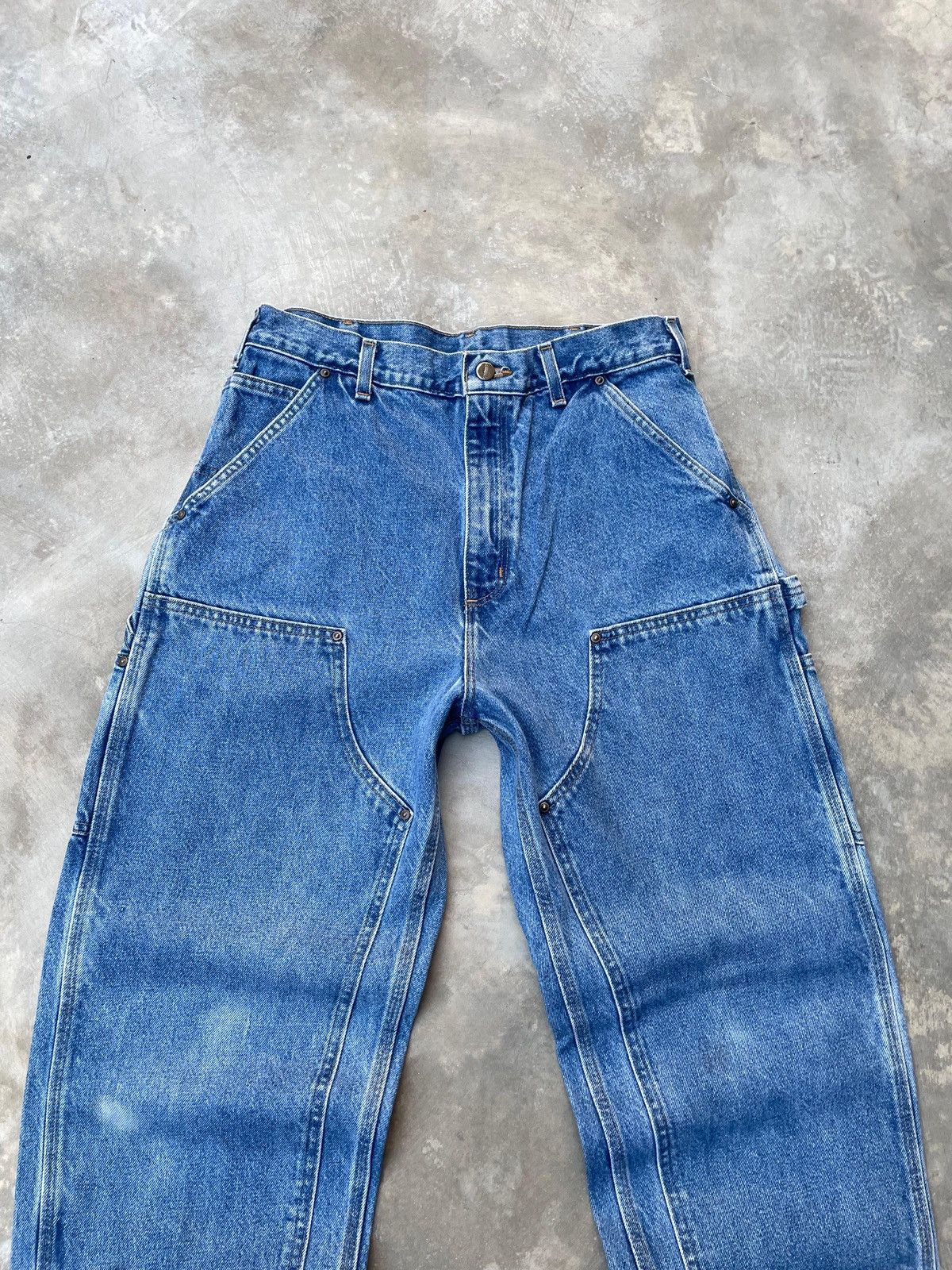 Carhartt Faded Dark Stone Carhartt Doublekne B73-BDST🪡Grunge Size US 34 / EU 50 - 2 Thumbnail