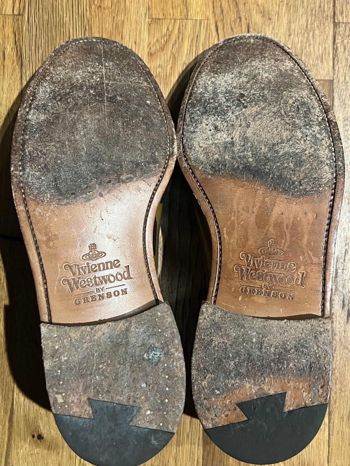 Grenson × Vivienne Westwood Vivienne Westwood x Grenson Leather Formal Shoes Size US 12.5 / EU 45-46 - 5 Thumbnail