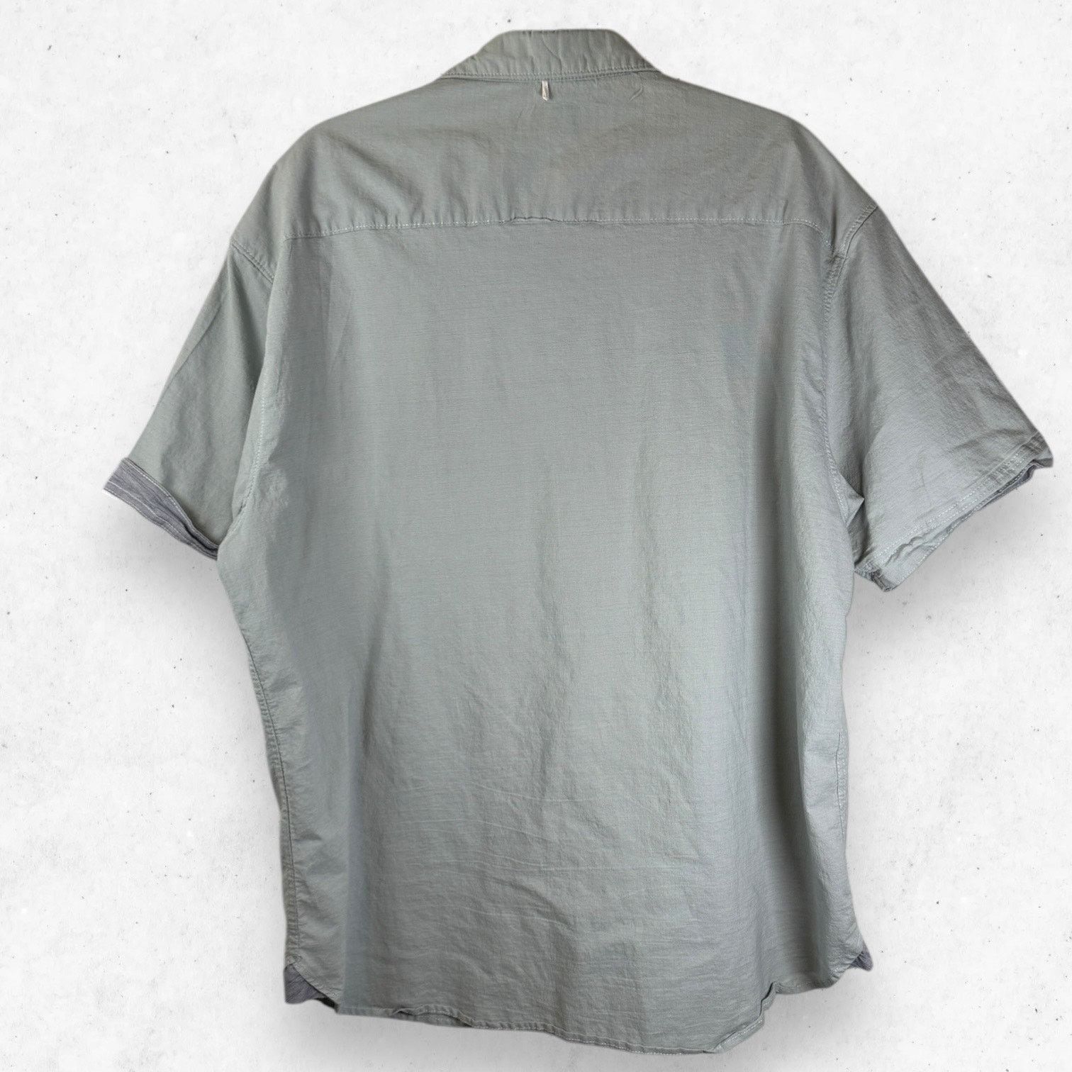 Free Planet Free Planet Button Down Shirt Men's Size 2X Gray Color Size US XXL / EU 58 / 5 - 2 Thumbnail