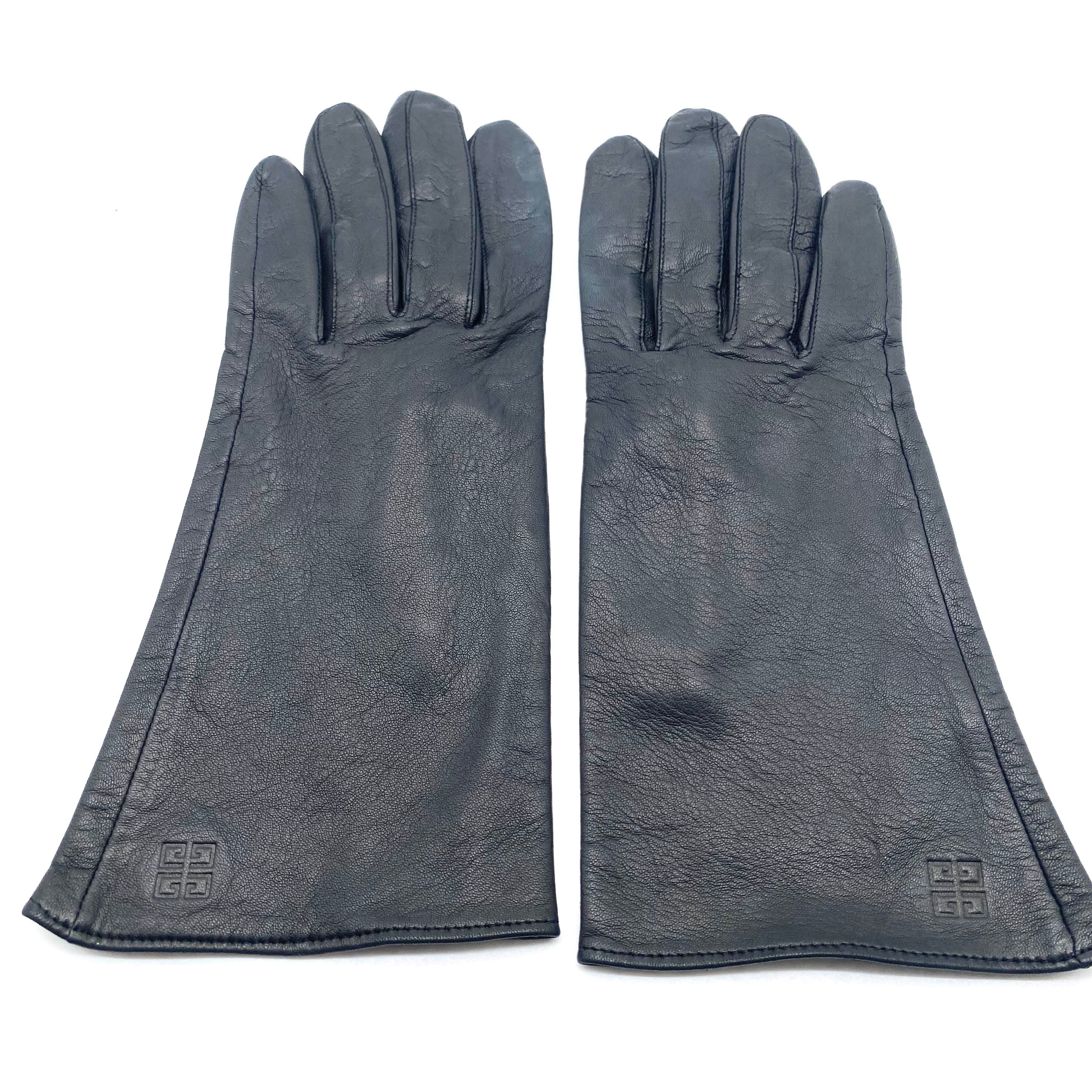 Givenchy Givenchy Lether Glove Black Ladys 2240004530259 Size ONE SIZE - 3 Thumbnail