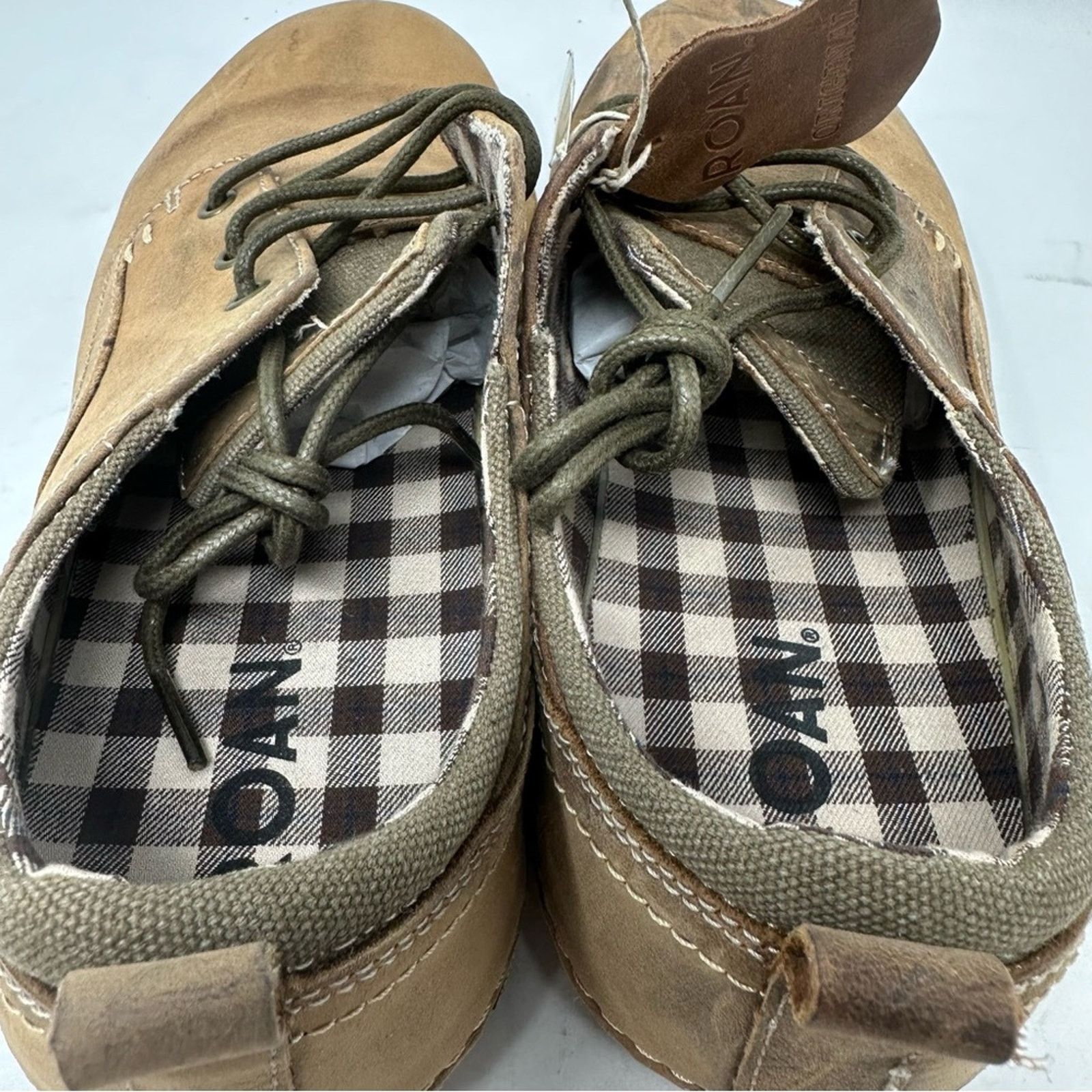 Bed Stu ROAN by BED STU Arlo Men's Leather Distressed Oxfords NWT Size US 10.5 / EU 43-44 - 5 Thumbnail