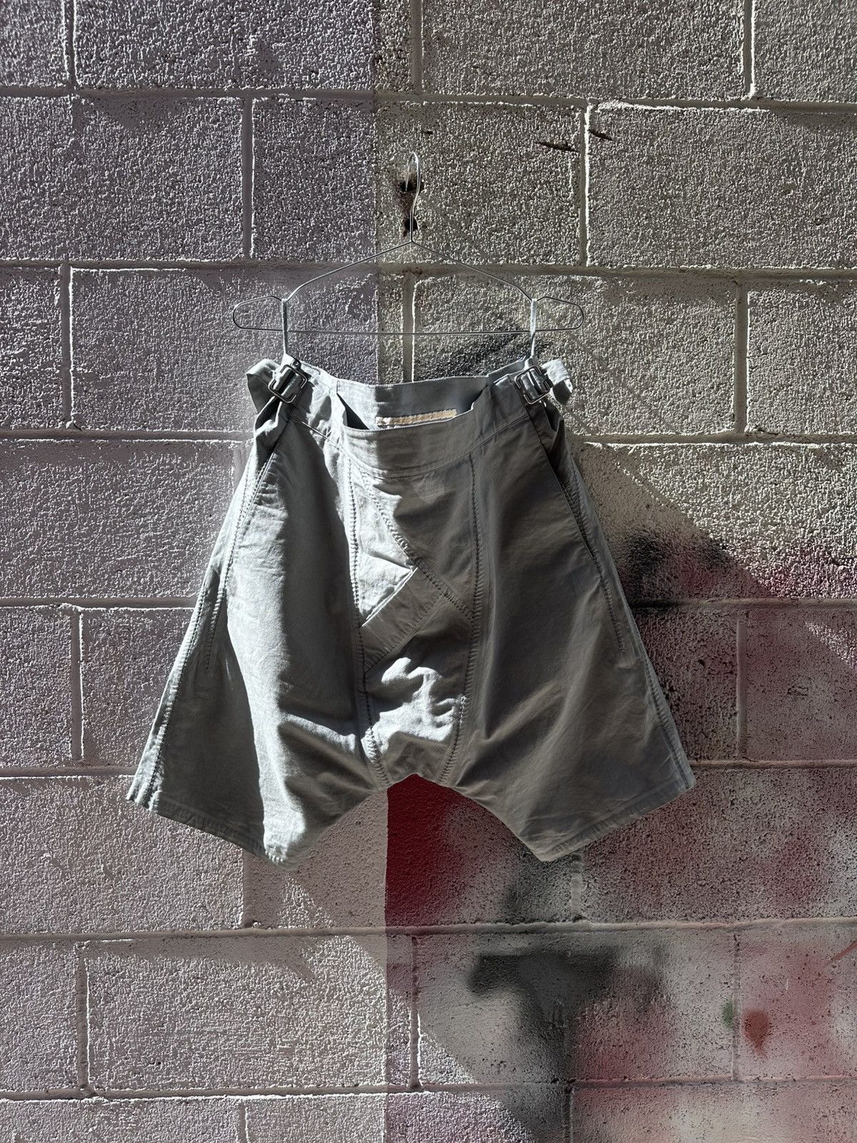 Pre-owned Carol Christian Poell Short Johns: Pm/2670od-in Between/7 In Gray