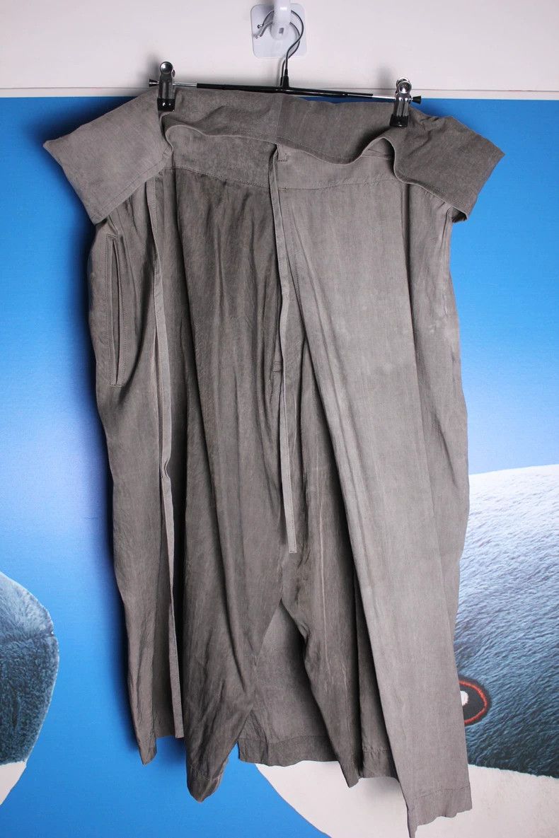 Yohji Yamamoto Yohji Yamamoto size 3 14ss turned waist rain culottes pant Size US 30 / EU 46 - 1 Thumbnail