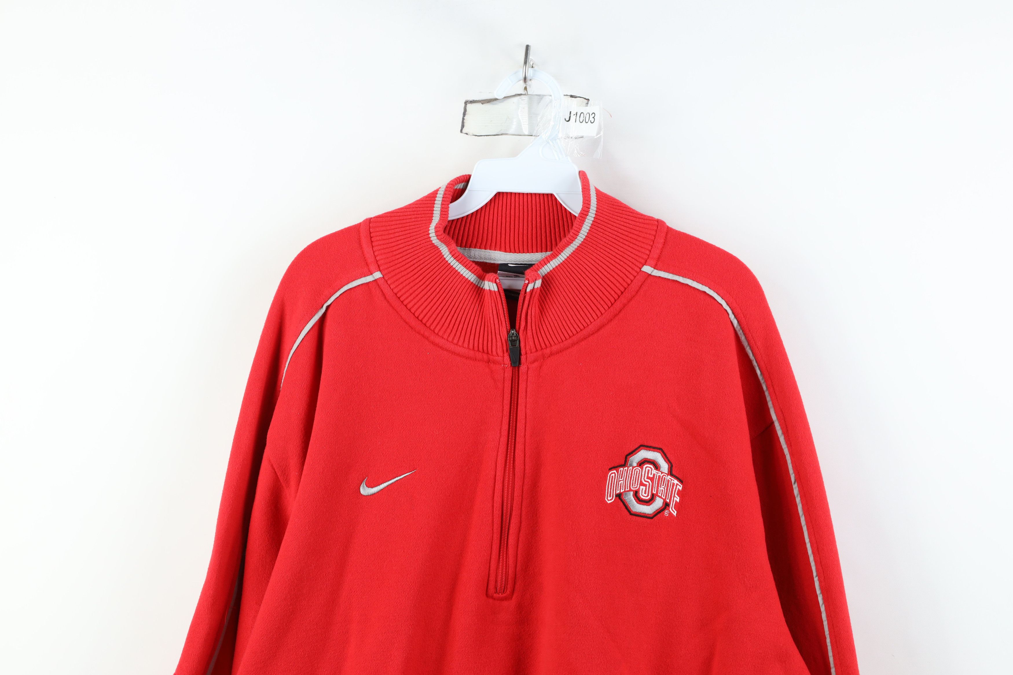 Nike Vintage Y2K Nike Swoosh Ohio State University Sweatshirt Size US XL / EU 56 / 4 - 2 Thumbnail