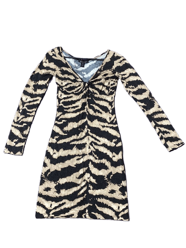 Roberto Cavalli Luxury Roberto Cavalli Crazy Print Midi Dress Size M Size M / US 6-8 / IT 42-44 - 1 Thumbnail