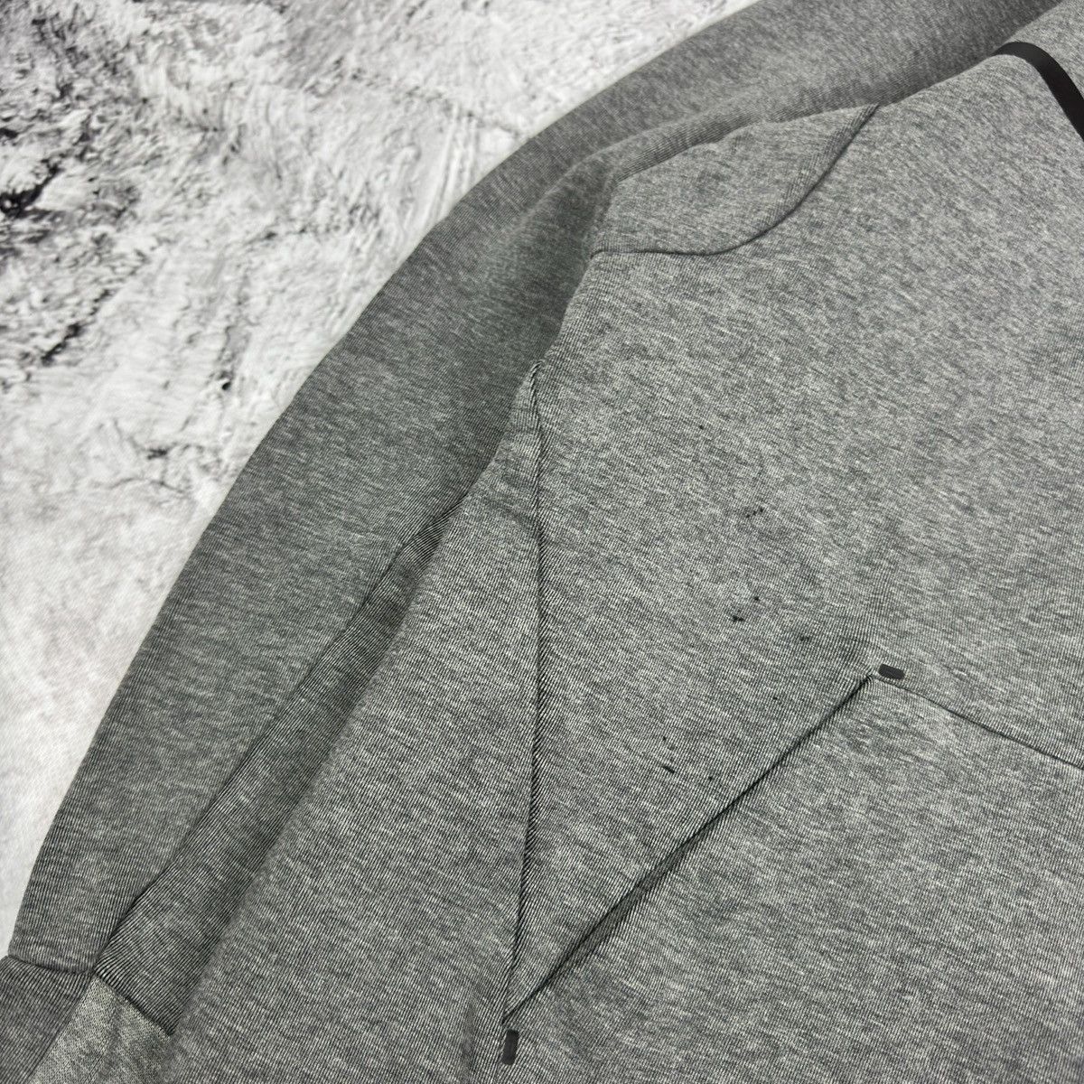 Nike Nike Tech Fleece Windrunner Men Heather Gray Cotton Hoodie M Size US M / EU 48-50 / 2 - 6 Thumbnail