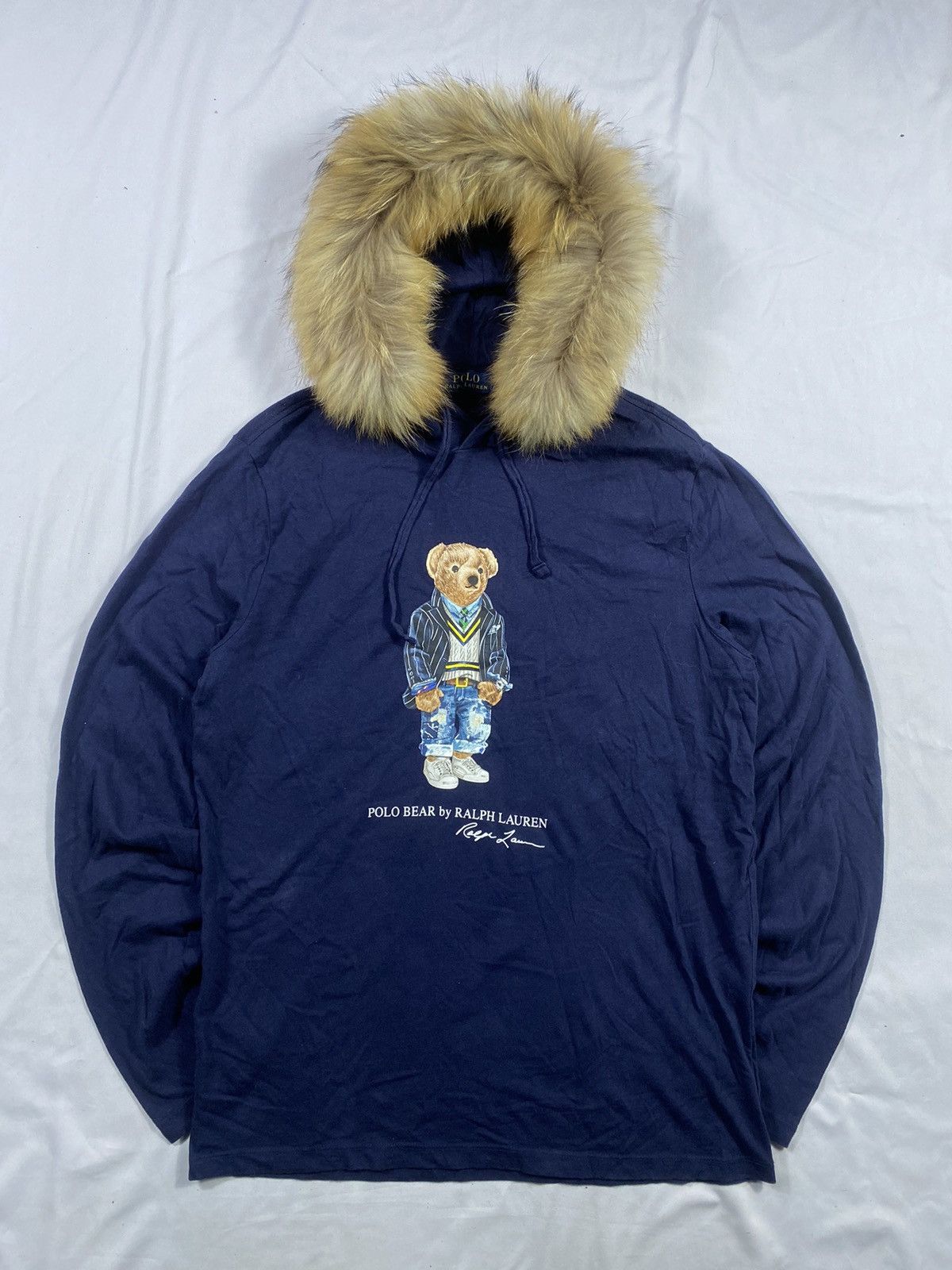 Polo Ralph Lauren Japanese Polo Ralph Lauren Fur Hoodie style Size US M / EU 48-50 / 2 - 2 Thumbnail