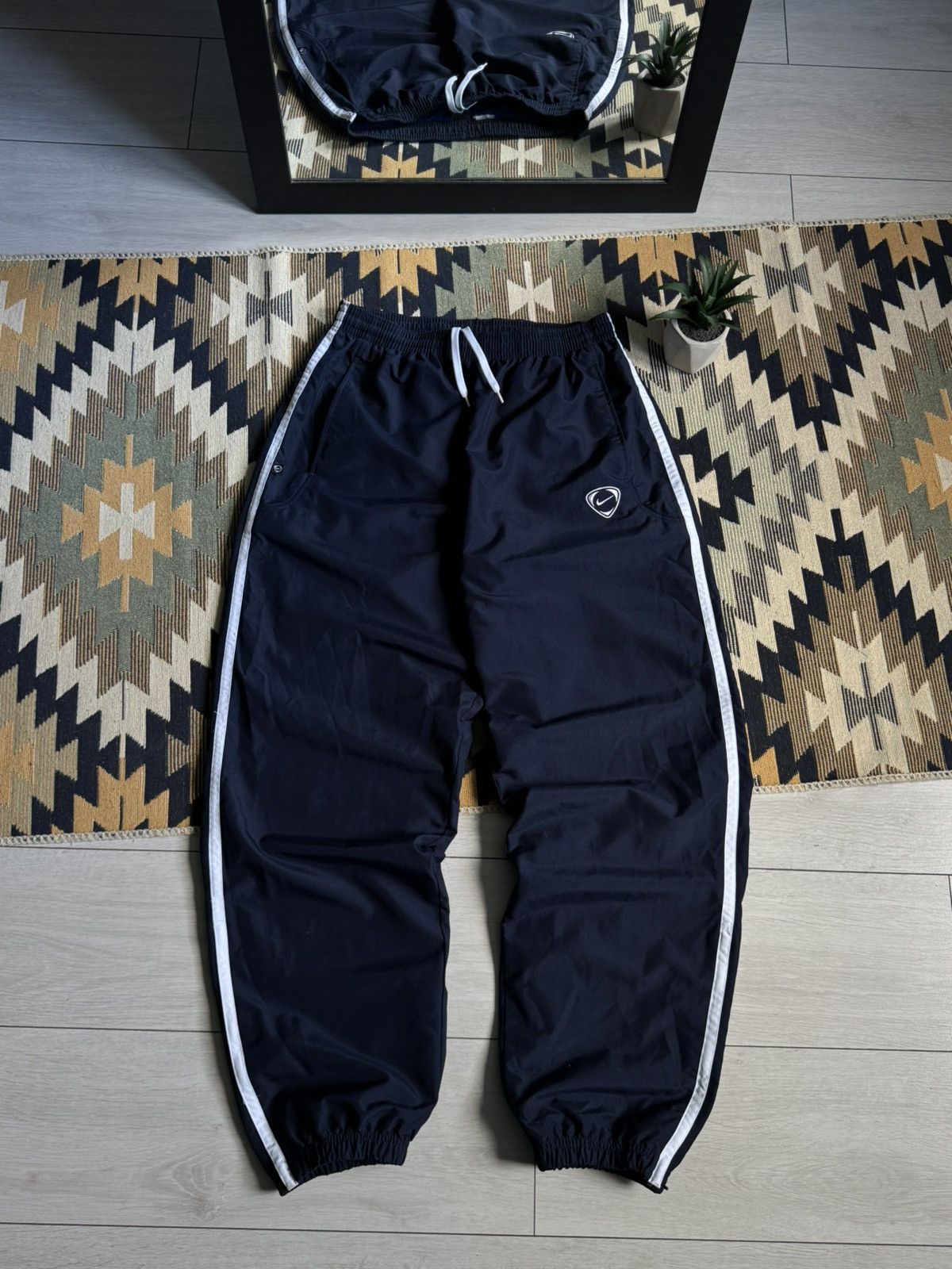 Nike Vintage Nike Nylon Baggy Y2K Drill Pants Size US 36 / EU 52 - 3 Thumbnail