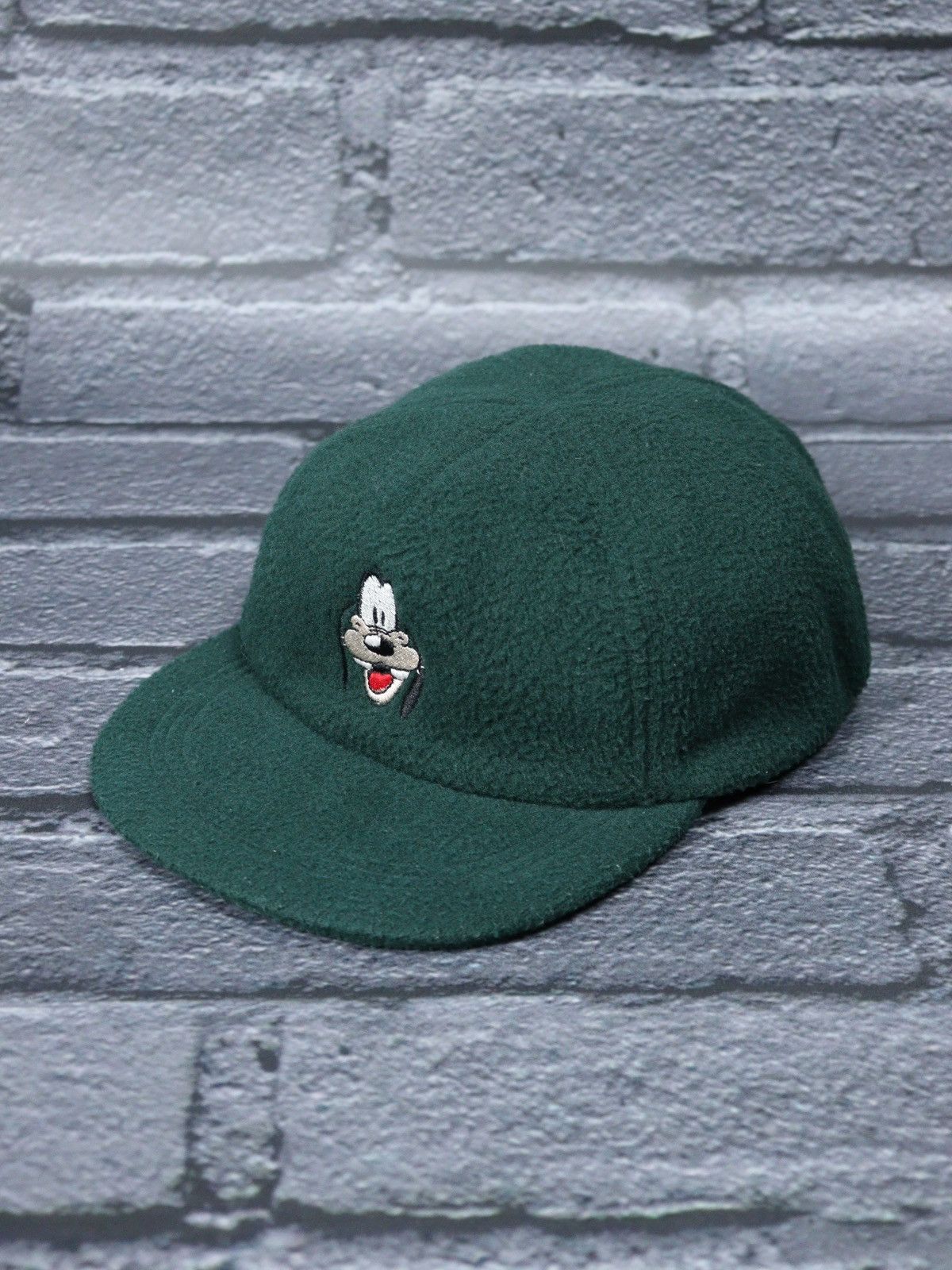 80-90s Vintage Goofy Disney Small Shallow Fleece Dad Cap Hat