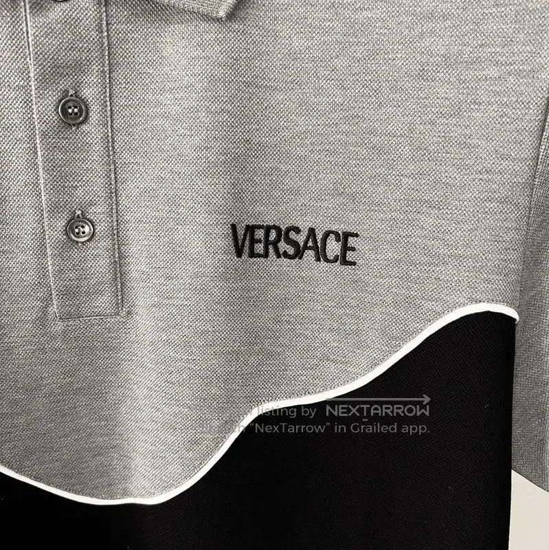 Versace Versace Men's Summer Colorblock Polo Shirt . Size US M / EU 48-50 / 2 - 3 Thumbnail