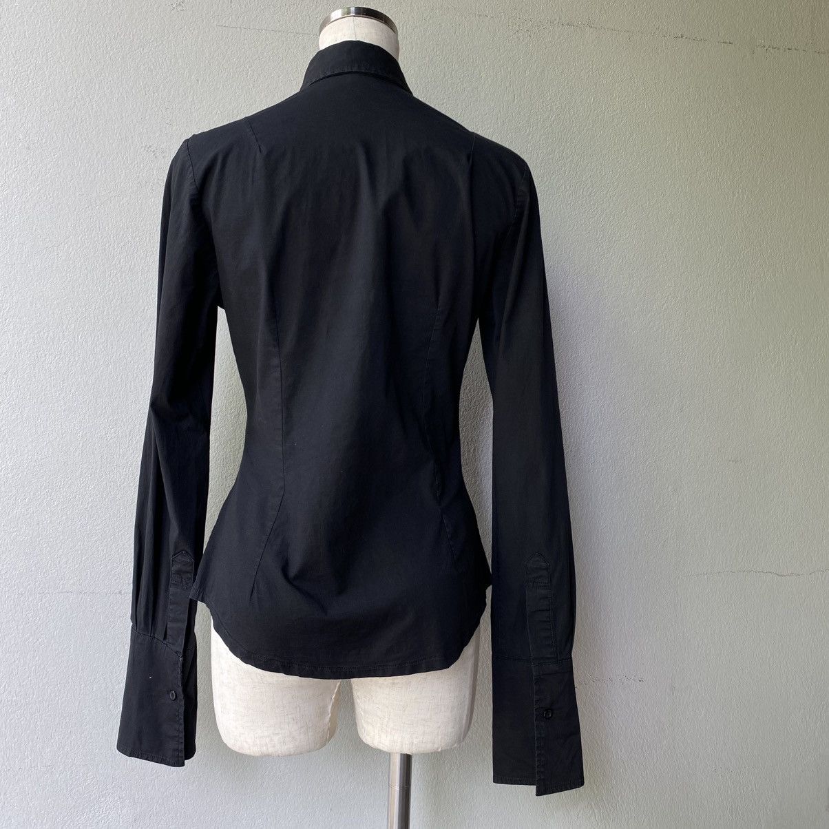 DNA DNA u.s.a Black Tailored Stretch Shirt Size S / US 4 / IT 40 - 2 Thumbnail