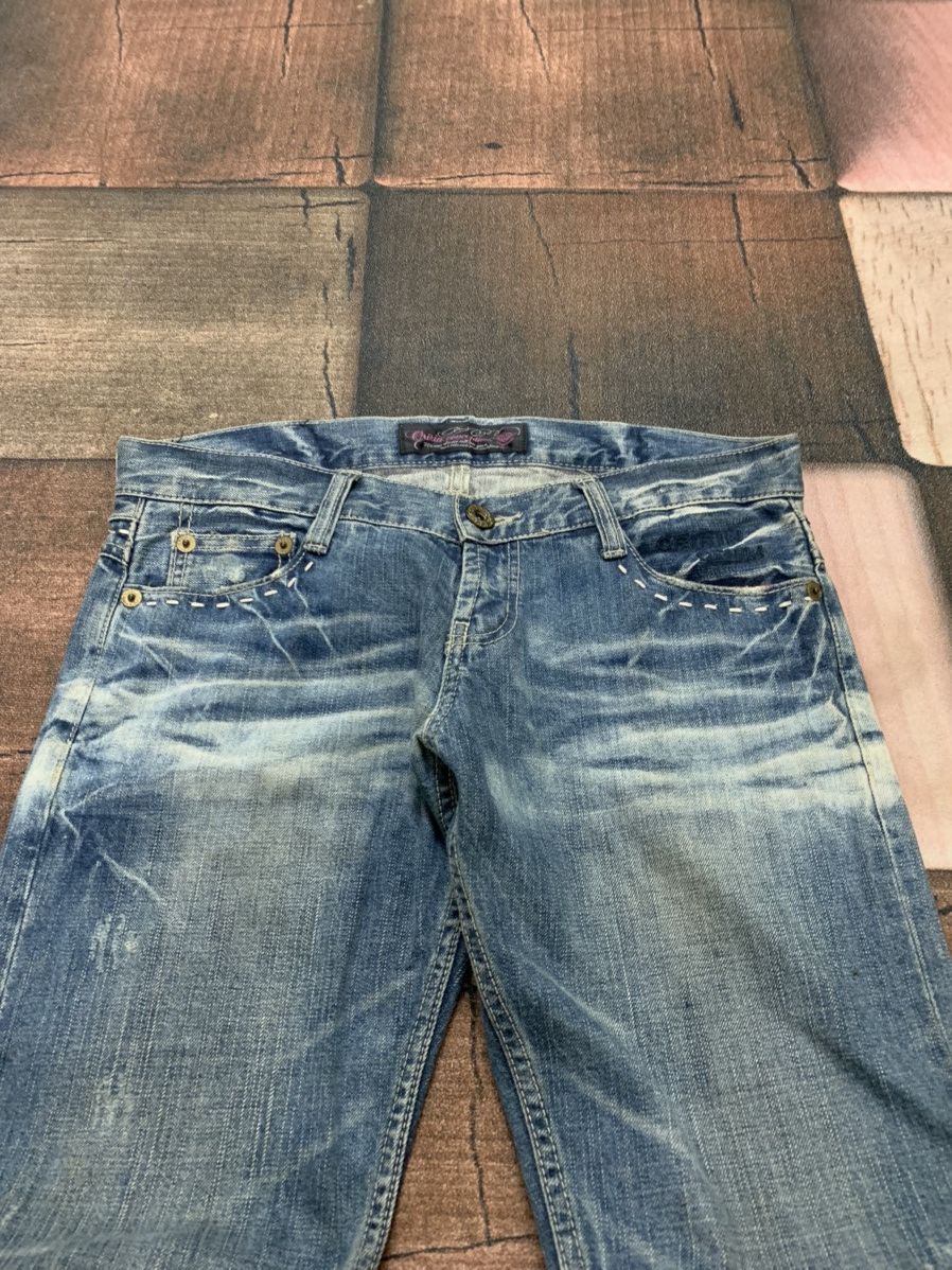 If Six Was Nine × Japanese Brand × Le Grande Bleu (L.G.B.) Flare ORIRIN stone wash faded season grunge style Size 33" - 3 Thumbnail