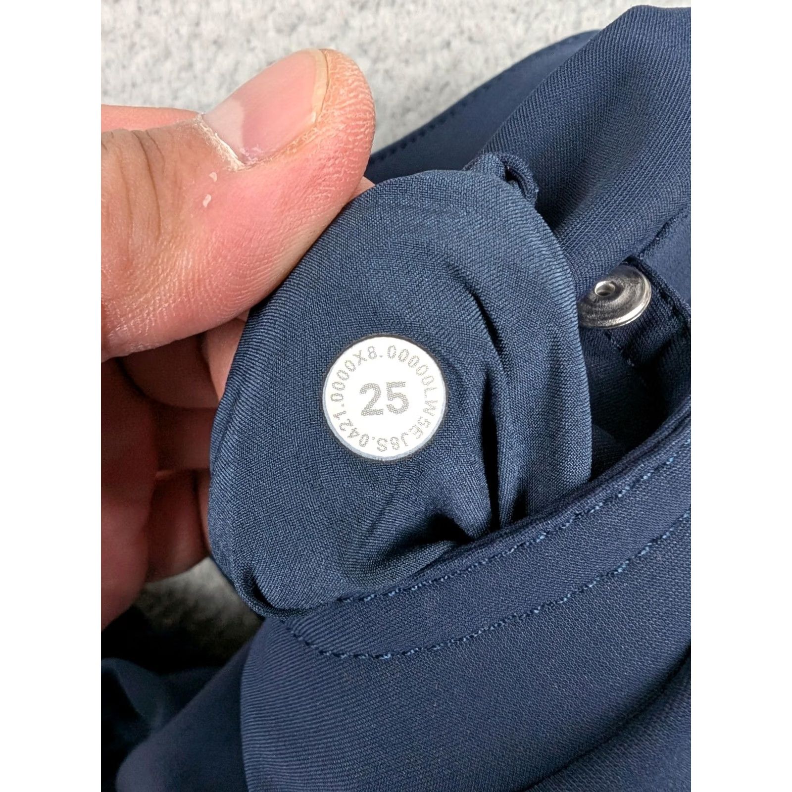 Lululemon Lululemon Pants Womens 25 Navy Blue Slim Fit Stretch 5 Pocket Casual Athletic Size 42" / US 20 - 4 Thumbnail