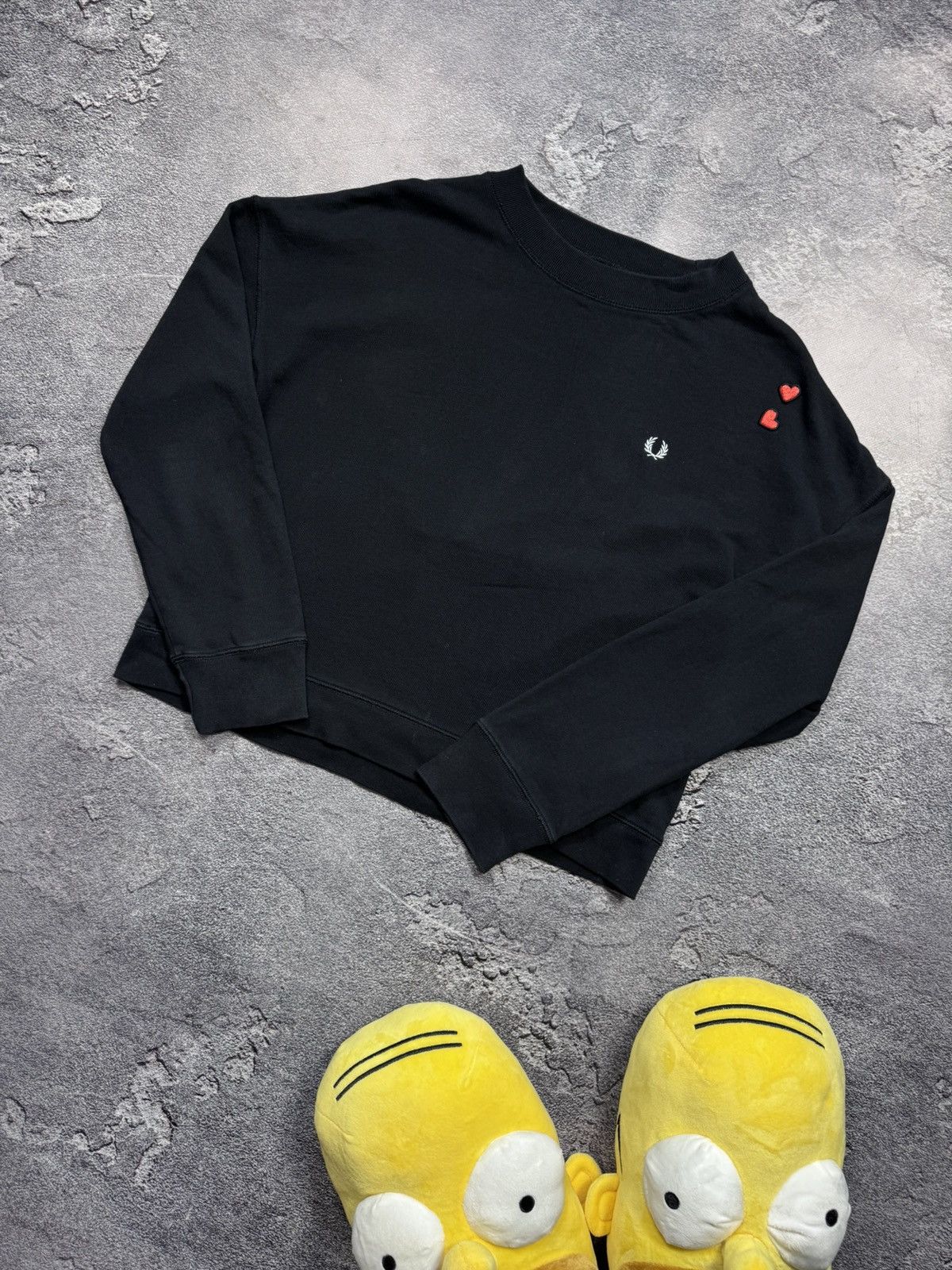 Fred Perry Fred Perry x Amy Winehouse Foundation Back Print Sweatshirt Size M / US 6-8 / IT 42-44 - 1 Thumbnail