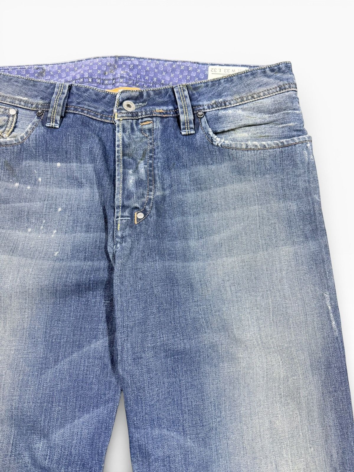 Diesel Authentic🔥Diesel Shazor Bell Bottom Wash Denim Size US 35 - 5 Thumbnail