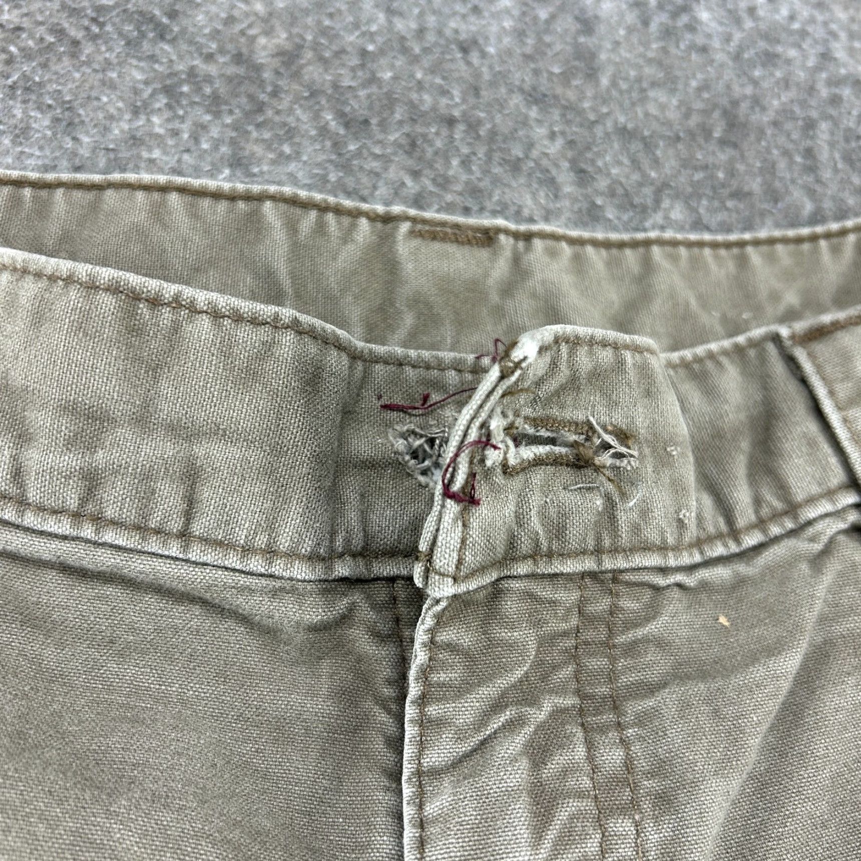 Carhartt VINTAGE Carhartt Shorts Mens 34 Brown Carpenter Original Fit Canvas B147 LBR Y2K Size US 34 / EU 50 - 2 Thumbnail