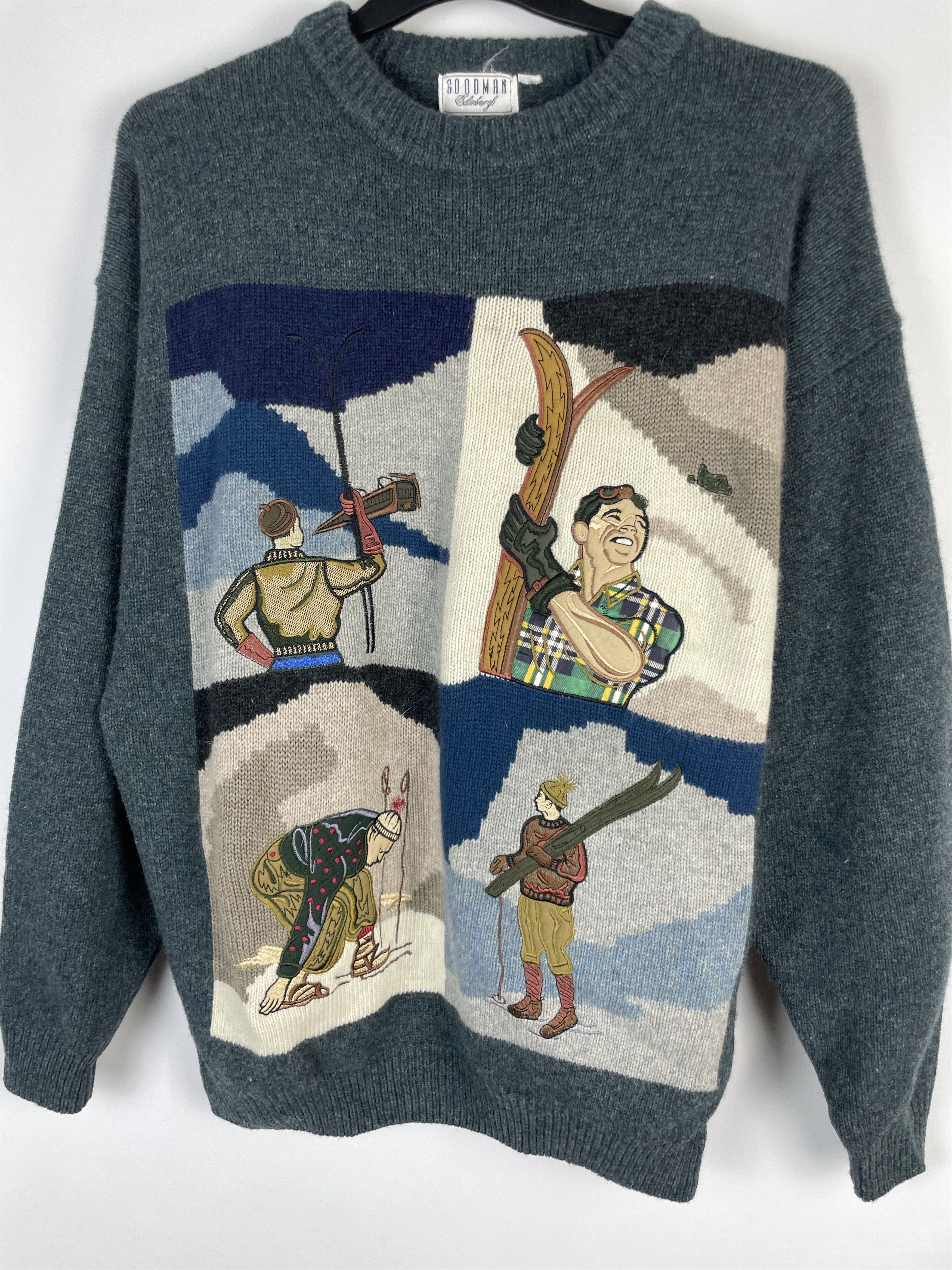 Other Vintage 90s Sweaters Size US XL / EU 56 / 4 - 4 Thumbnail