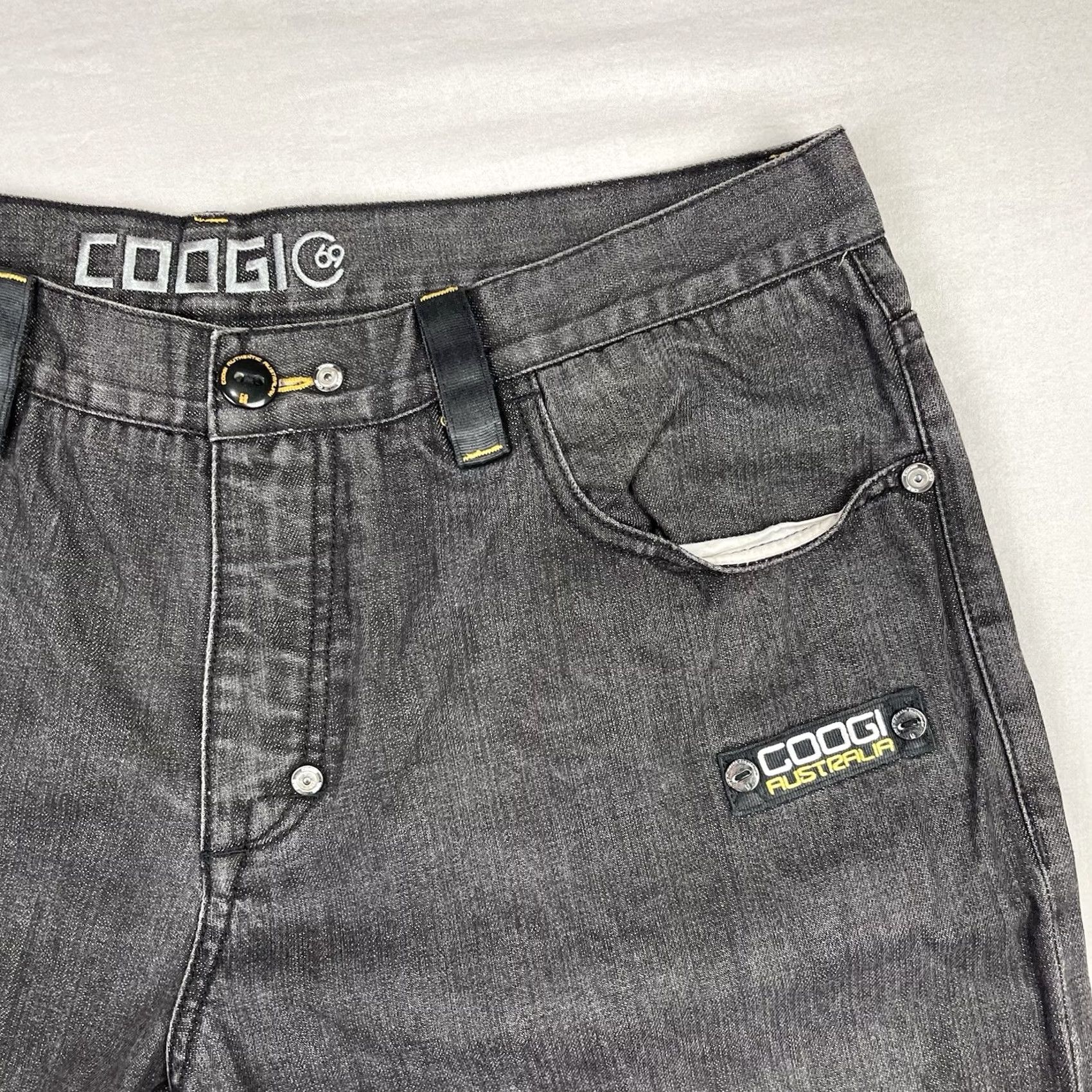 Coogi VINTAGE COOGI Jeans Mens 40x34 5-Pocket Denim Straight Baggy Hip Hop Streetwear Black 40x34 Mens Jeans Size US 40 / EU 56 - 4 Thumbnail