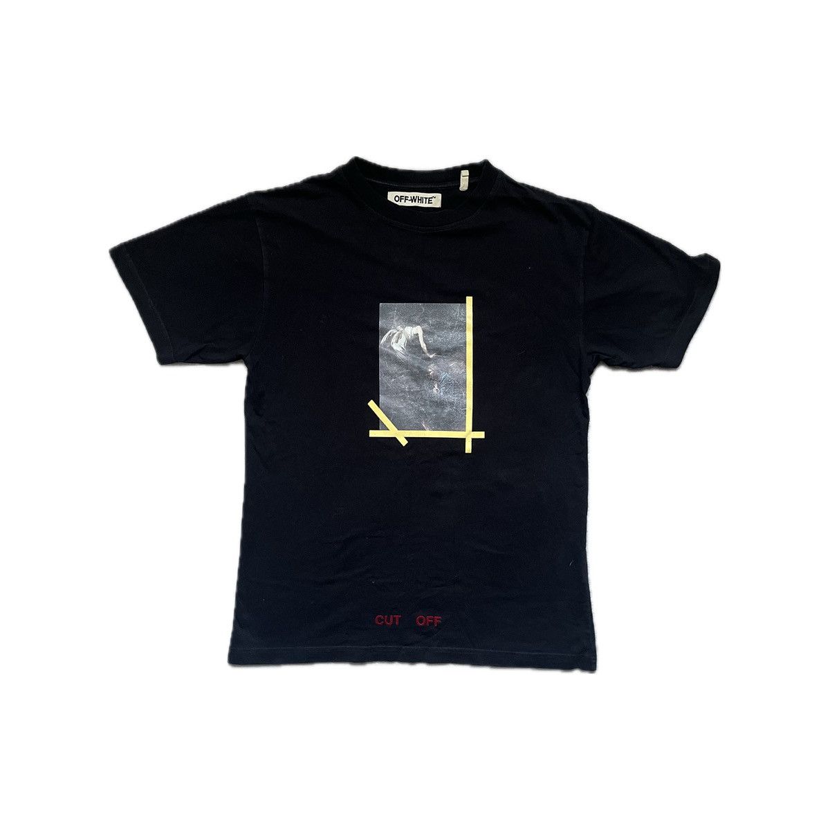 image of Off White T-Shirt in Black, Men's (Size Medium)
