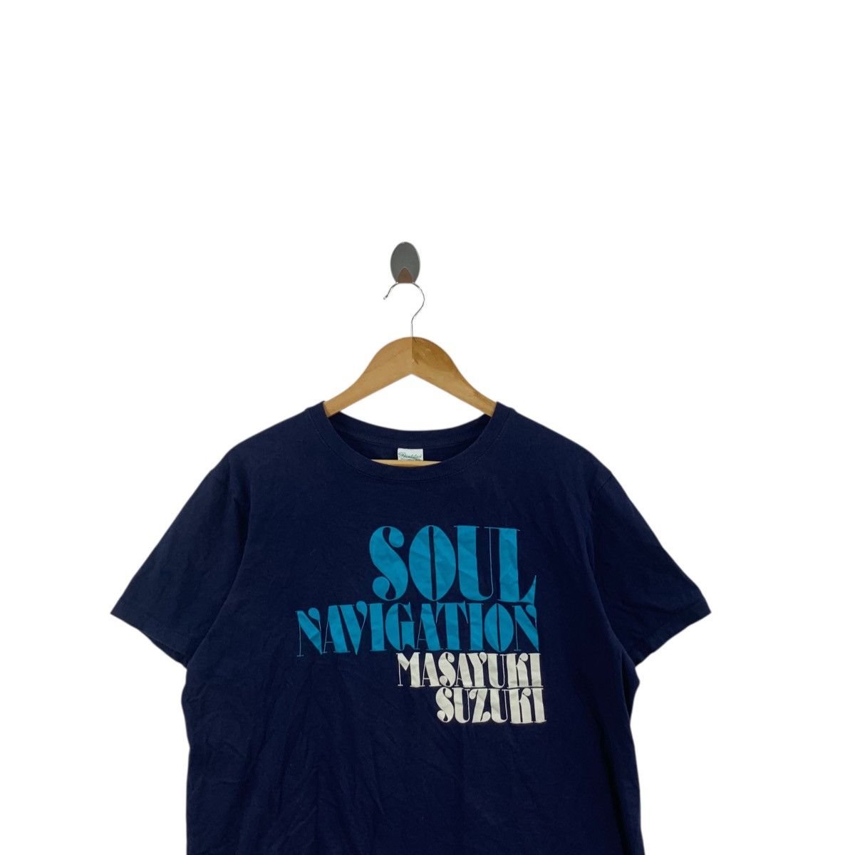 Vintage MASAYUKI SUZUKI JAPAN Singer Soul Navigation Tee Shirt Top Size XL / US 12-14 / IT 48-50 - 2 Thumbnail