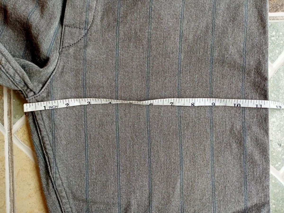 Japanese Brand WAREHOUSE X HELLERS CAFE STRIPED WORK PANTS Size US 30 / EU 46 - 10 Thumbnail